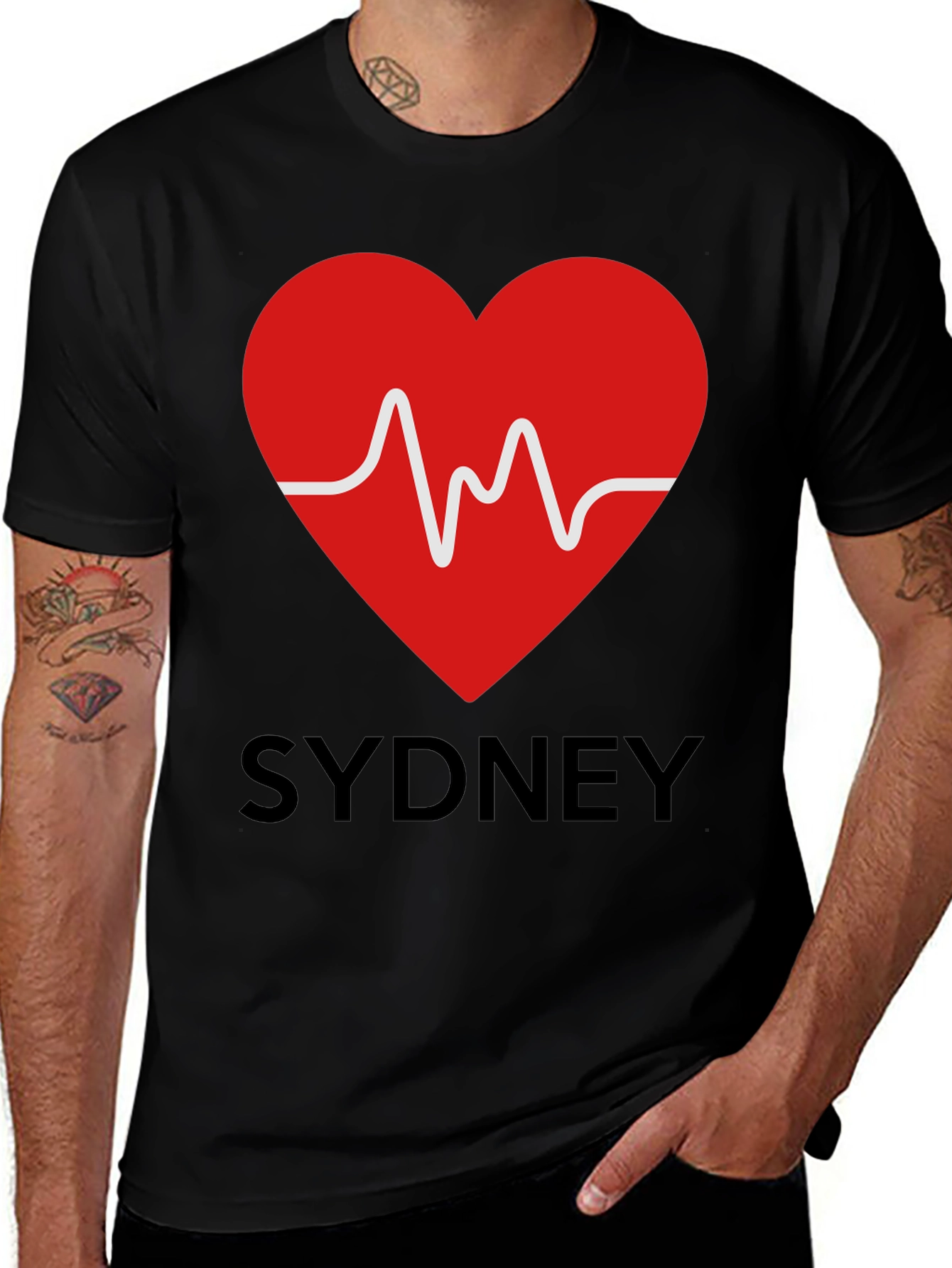 Sydney Heartbeat T-Shirt - City Pride