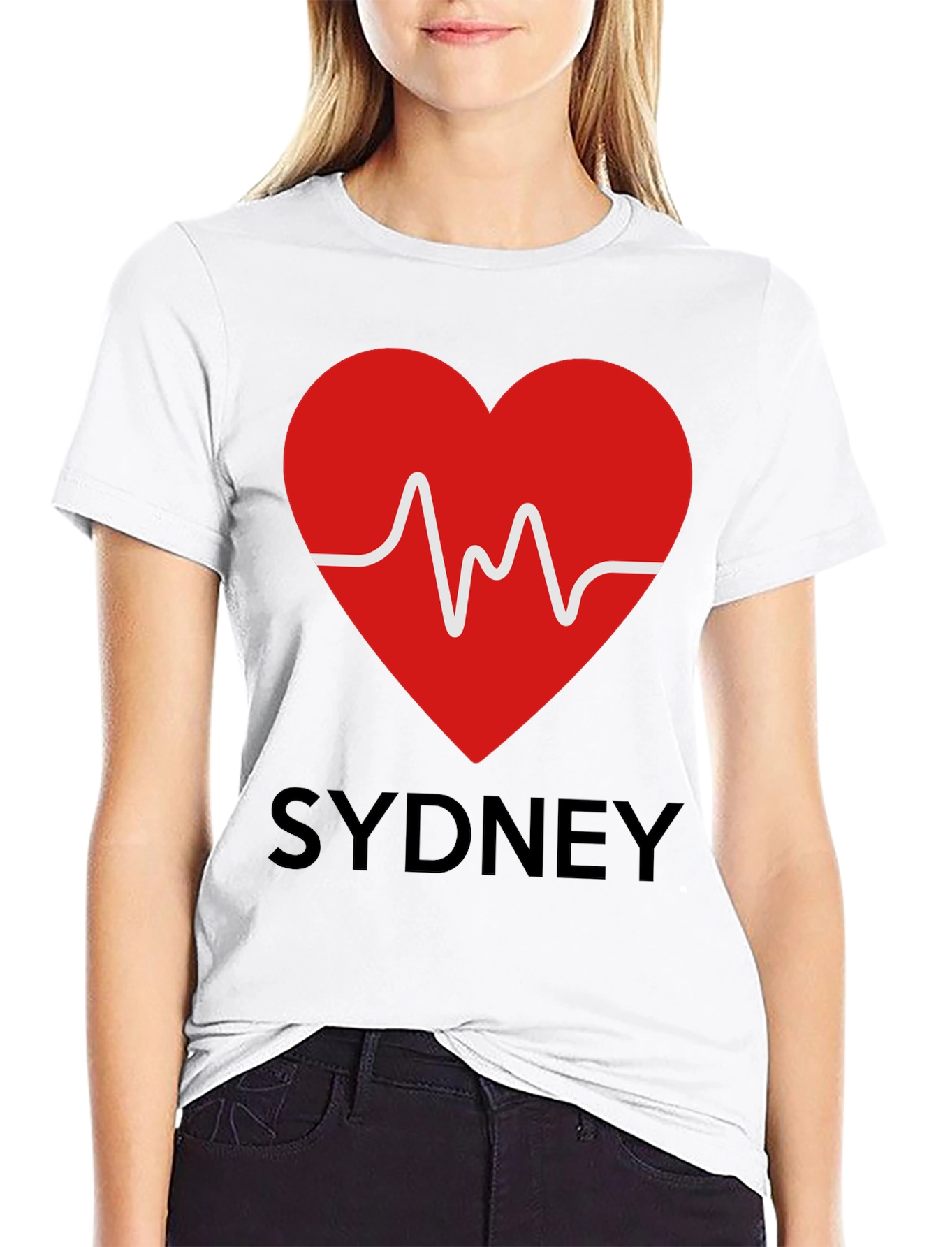 Sydney Heartbeat T-Shirt - City Pride
