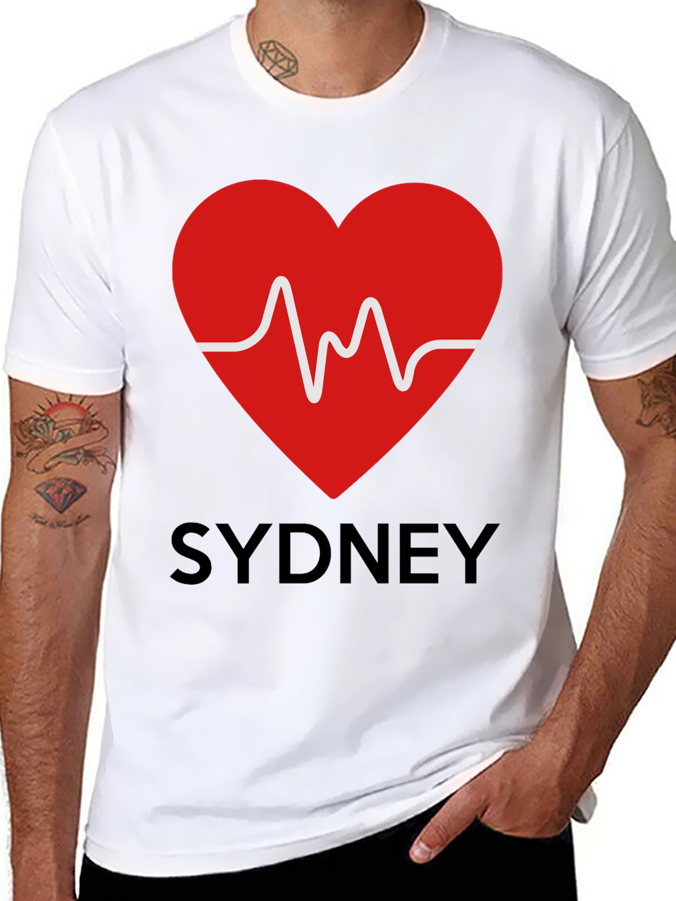 Sydney Heartbeat T-Shirt - City Pride