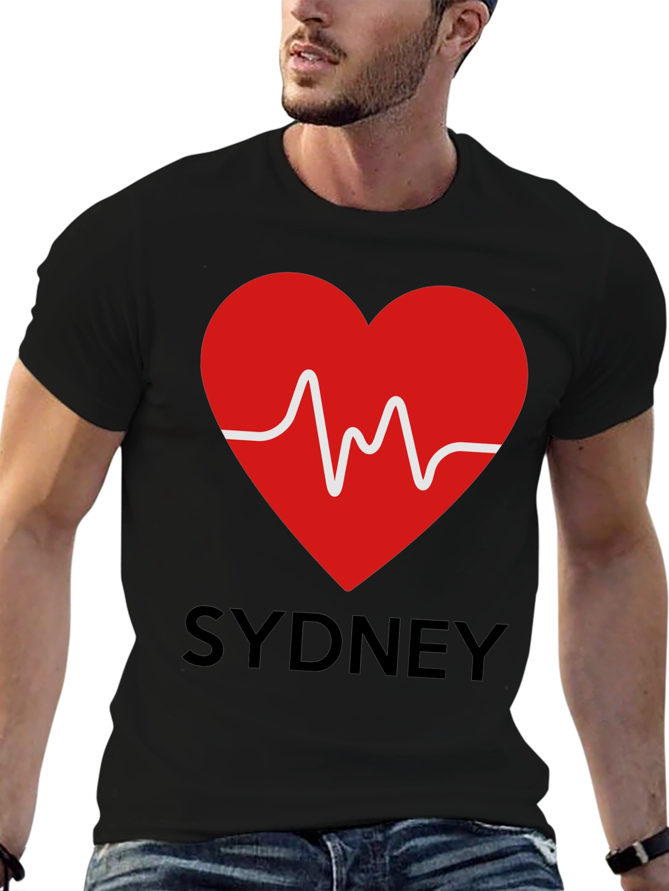 Sydney Heartbeat T-Shirt - City Pride