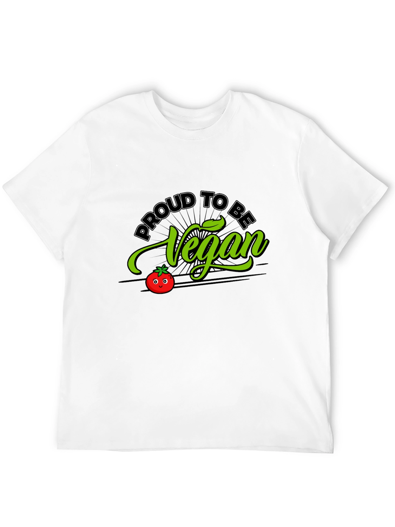 Proud to be Vegan T-Shirt - Black