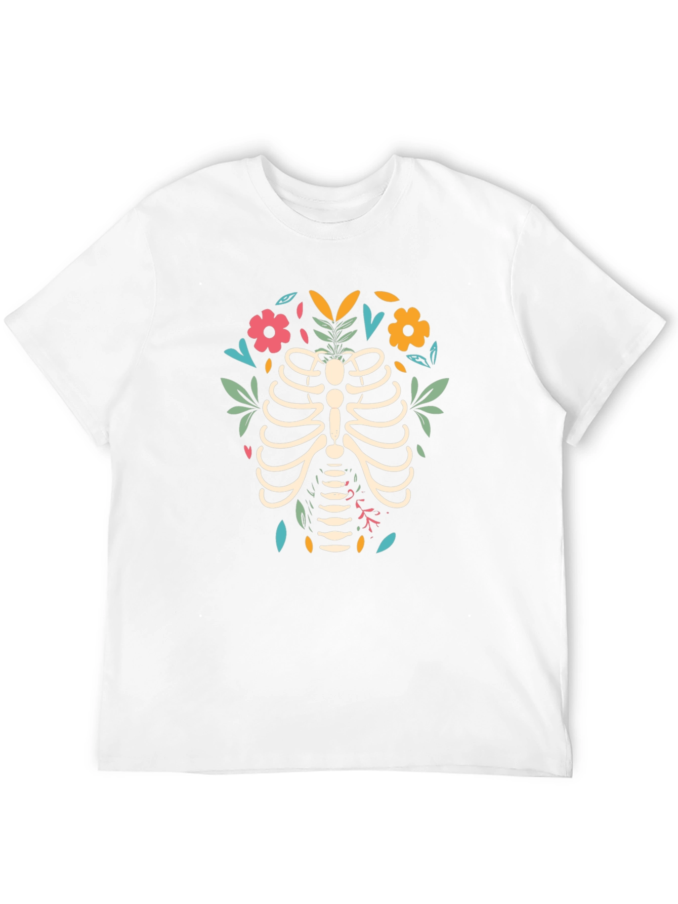 Floral Rib Cage Graphic Tee