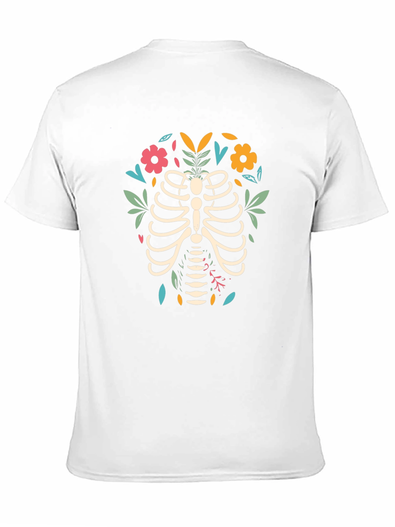 Floral Rib Cage Graphic Tee