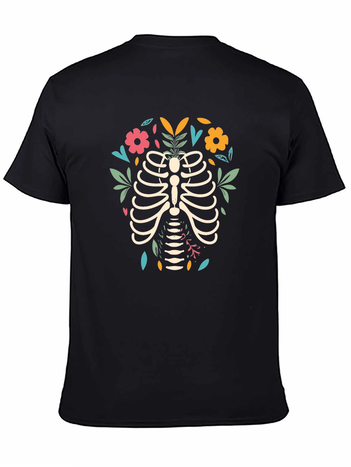 Floral Rib Cage Graphic Tee