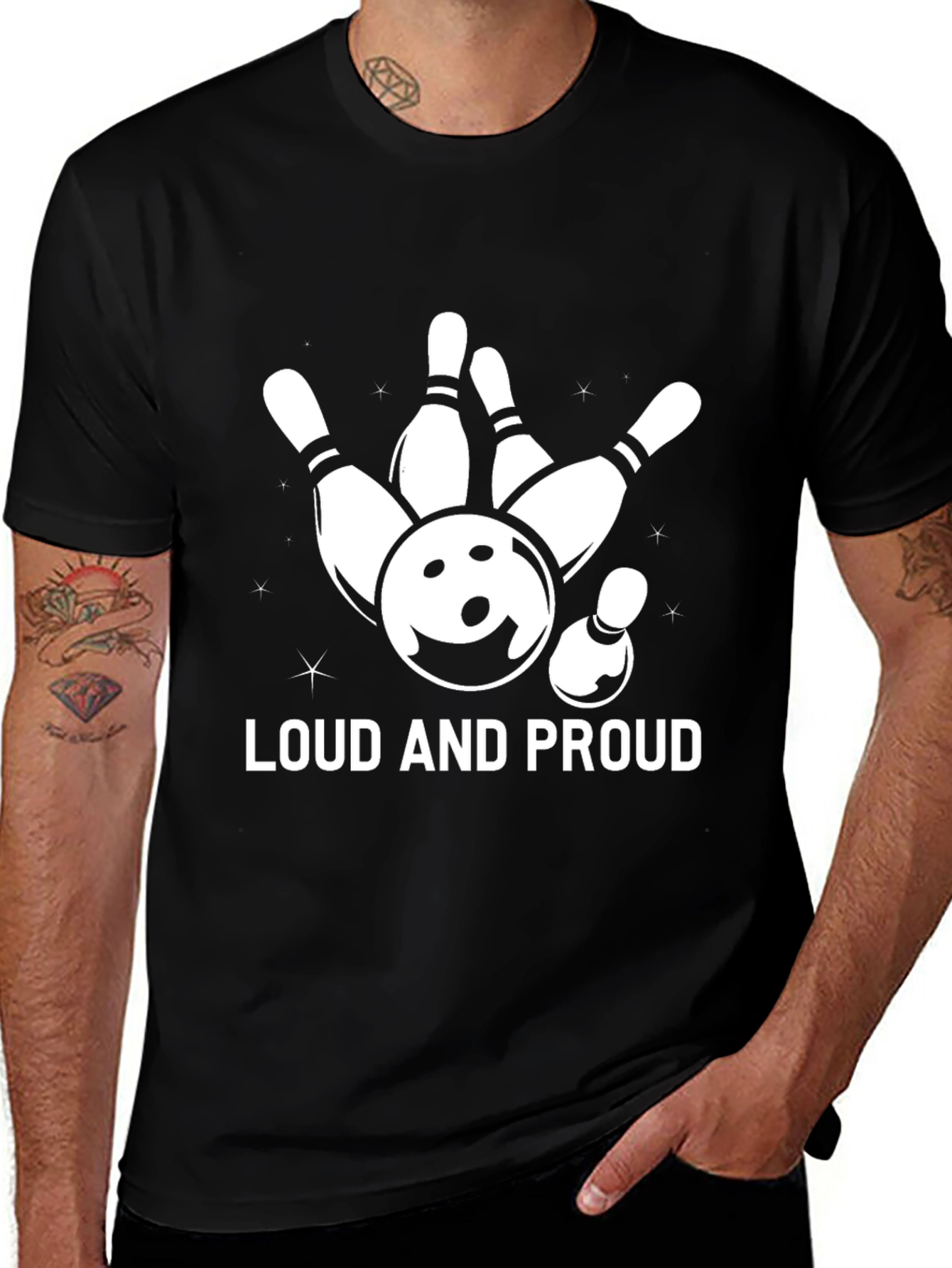 Loud and Proud Bowling T-Shirt