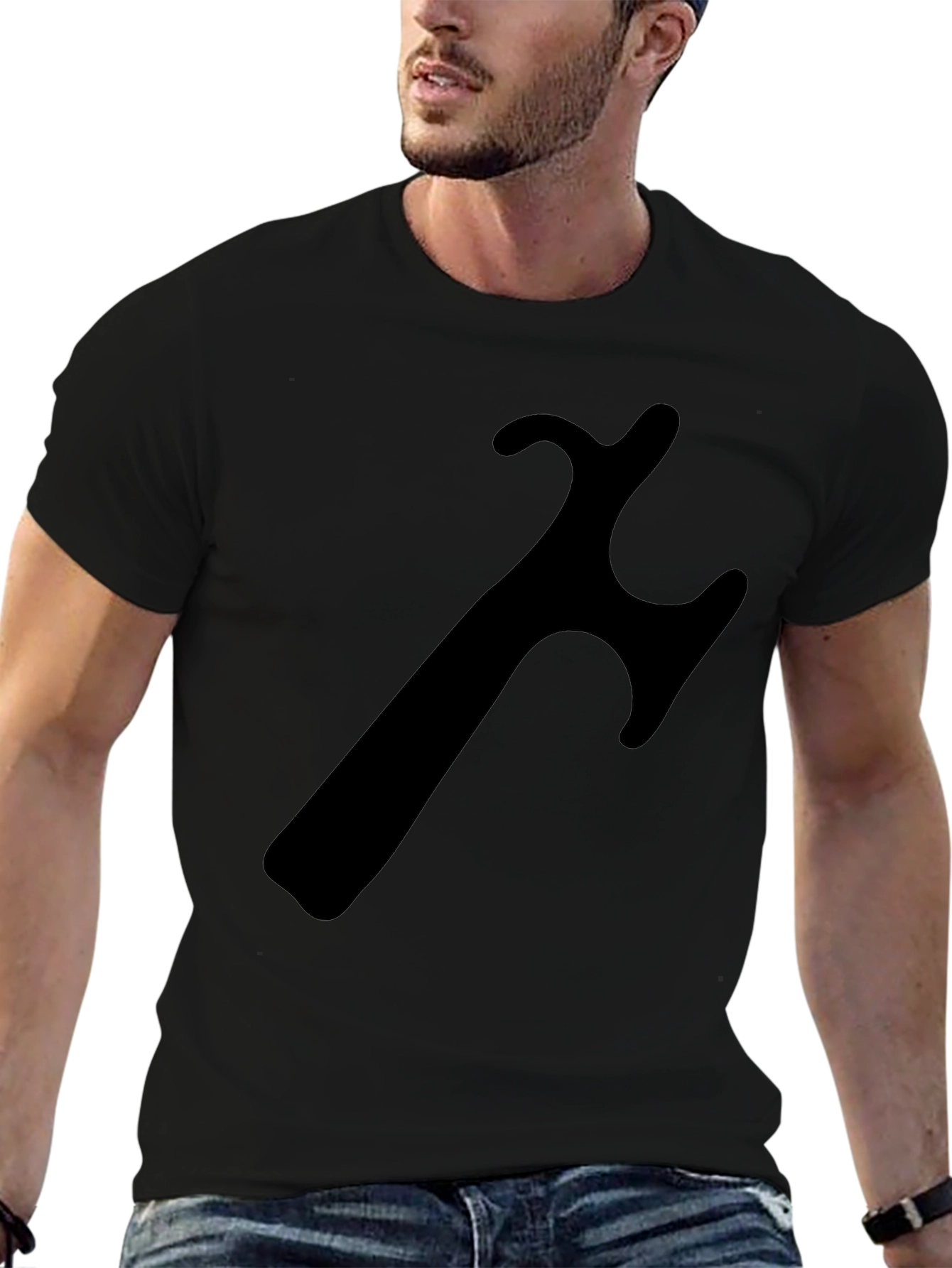 Unique Symbol Black T-Shirt