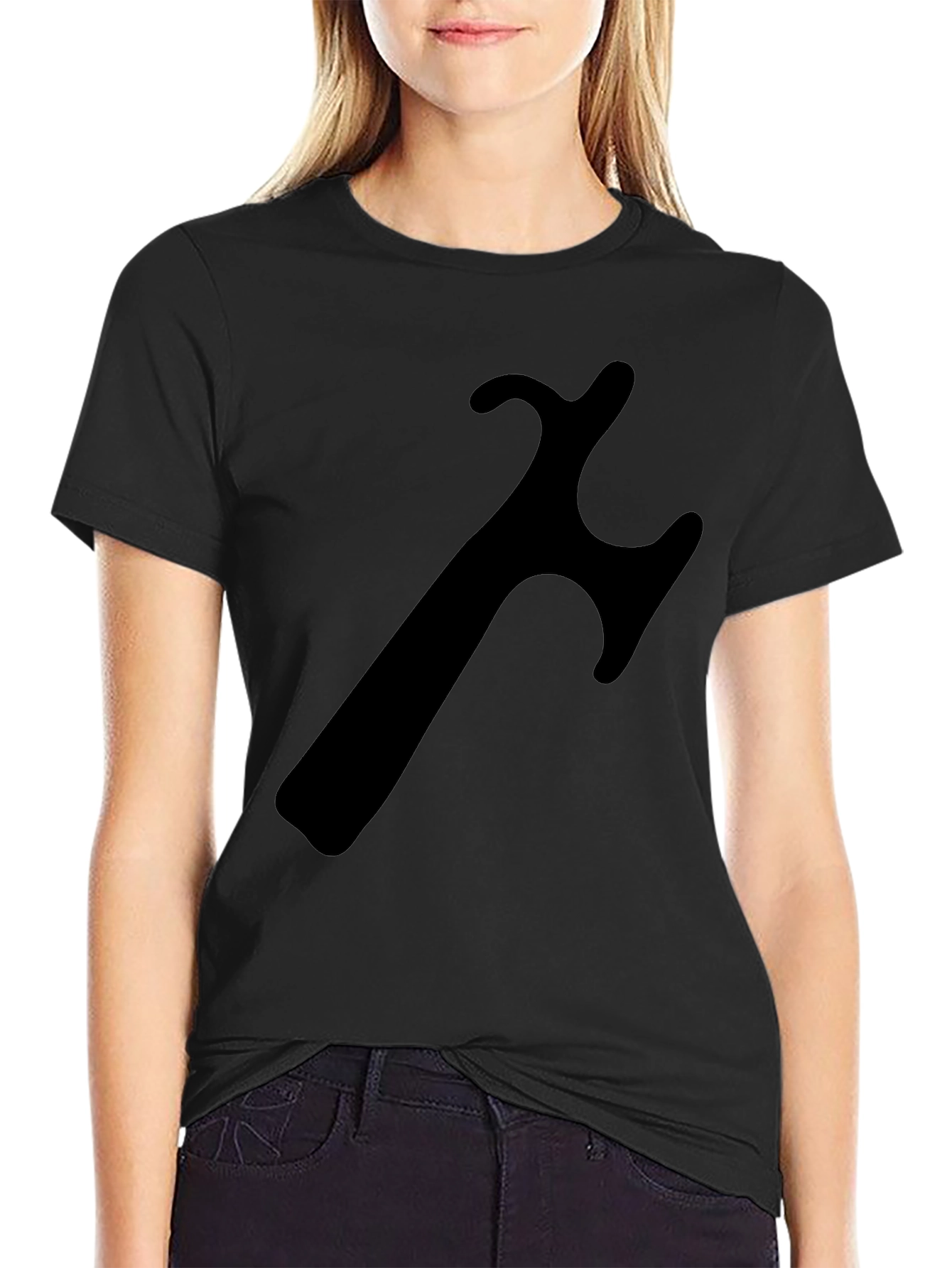 Unique Symbol Black T-Shirt