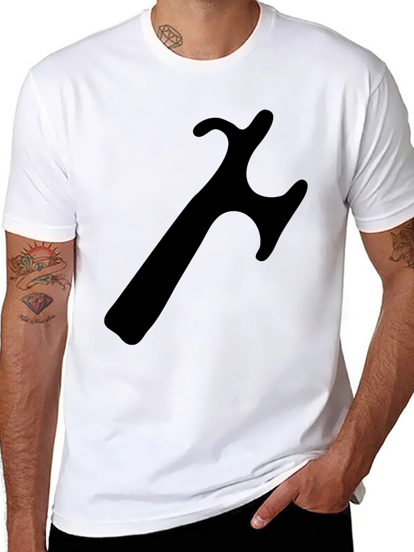 Unique Symbol Black T-Shirt
