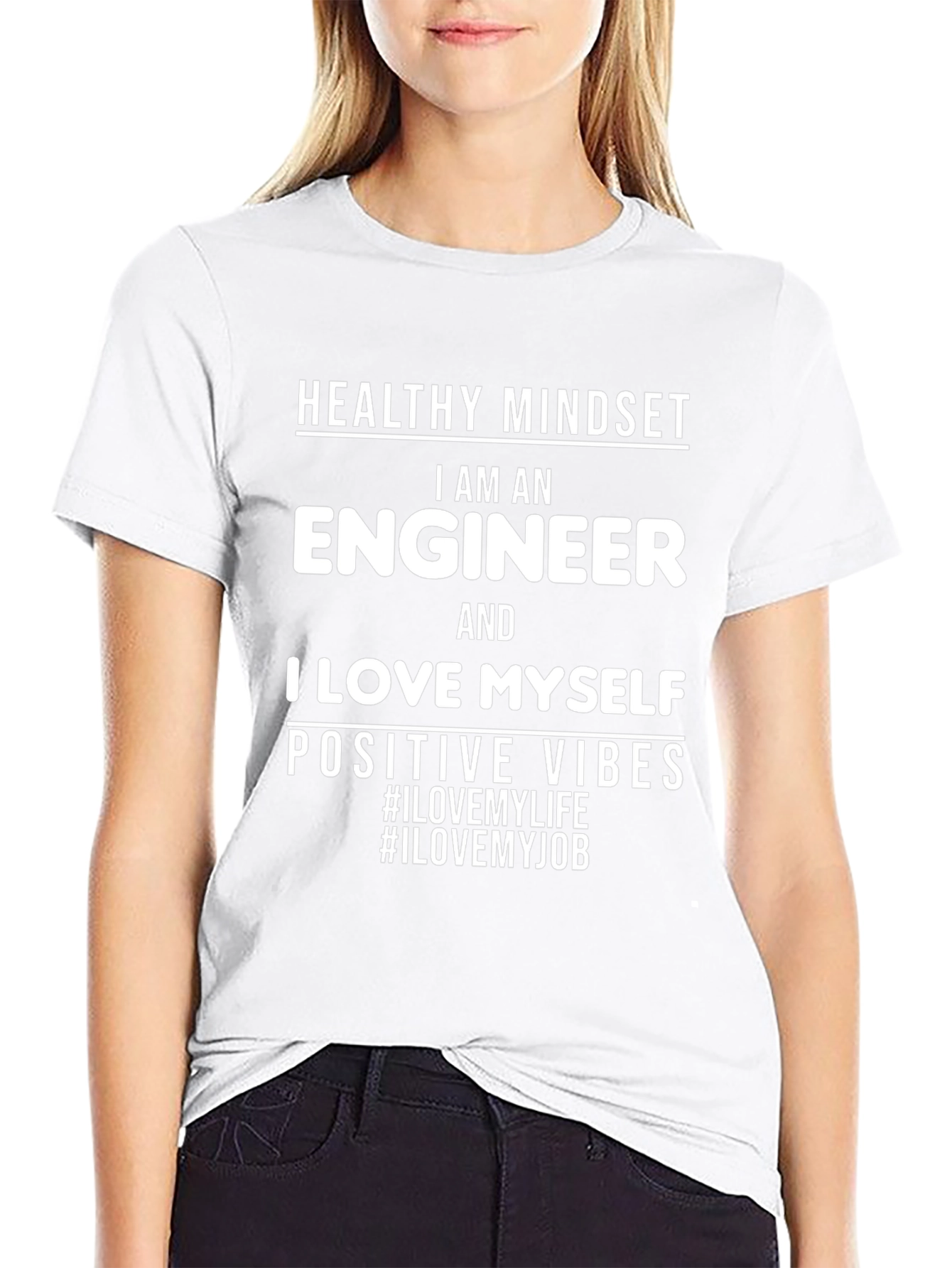Engineer Love Myself Positive Vibes T-Shirt