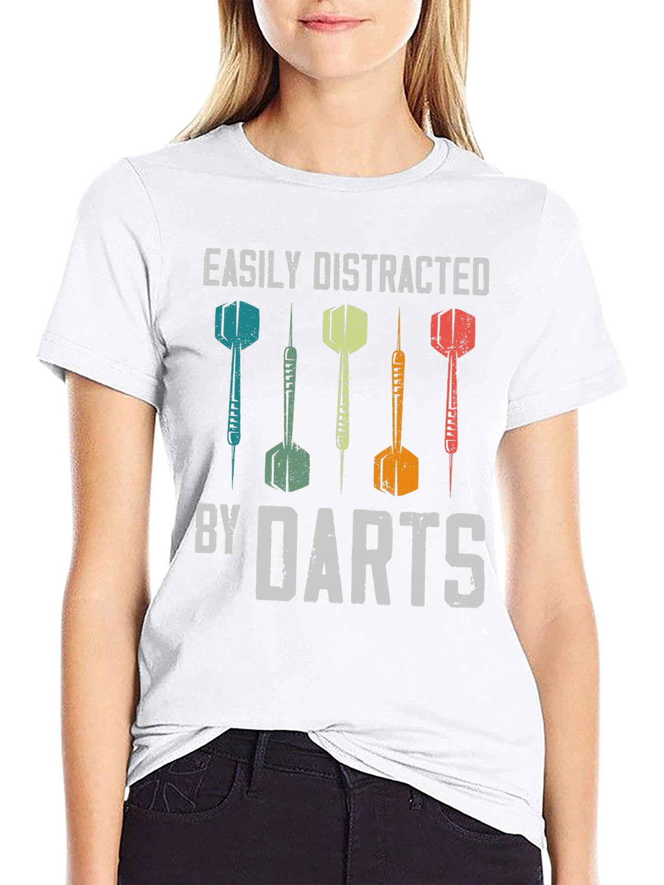 Easily Distracted By Darts Graphic T-Shirt