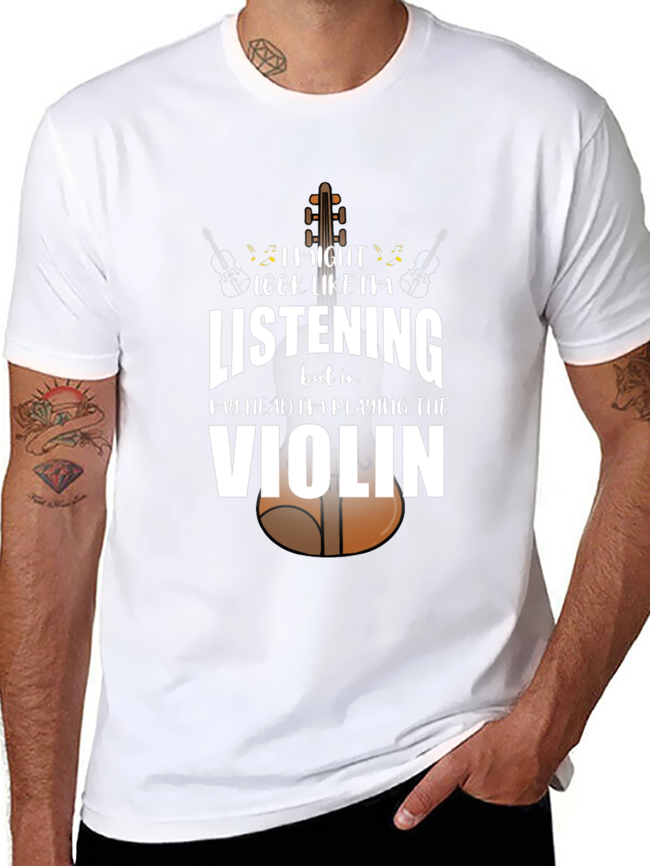 Violin Player T-Shirt - Musician Gift
