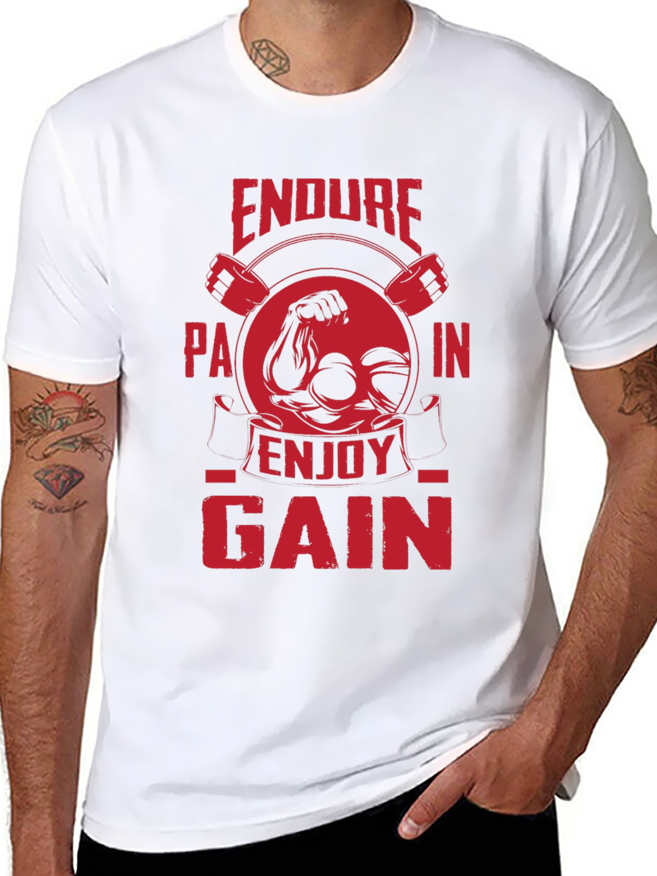 Endure Pain Enjoy Gain Gym T-Shirt