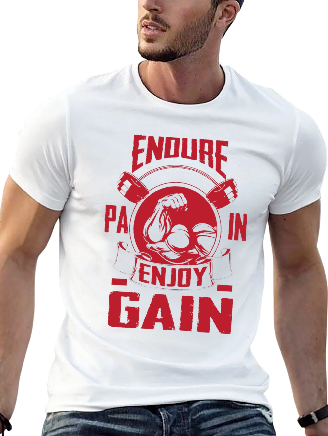 Endure Pain Enjoy Gain Gym T-Shirt