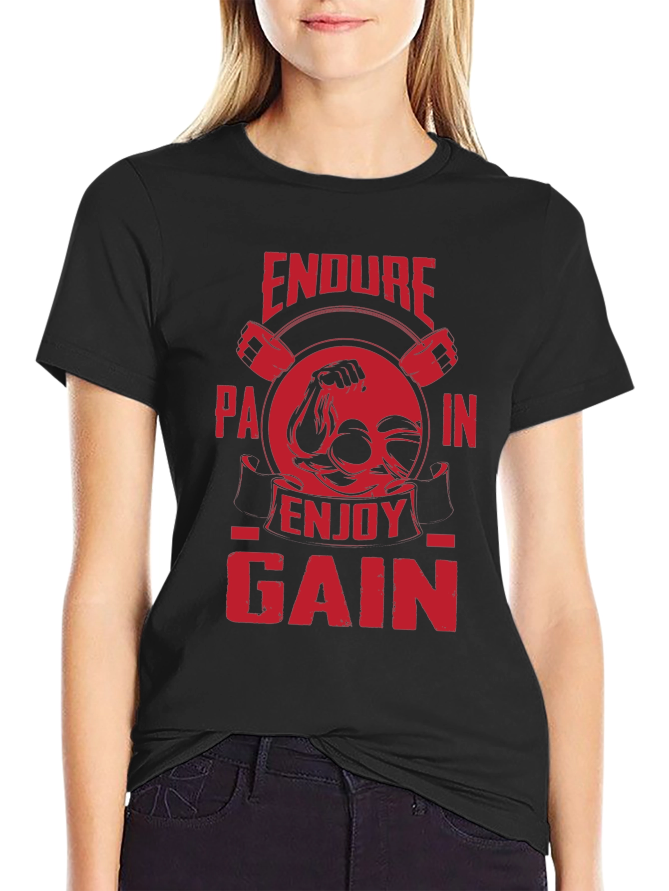 Endure Pain Enjoy Gain Gym T-Shirt