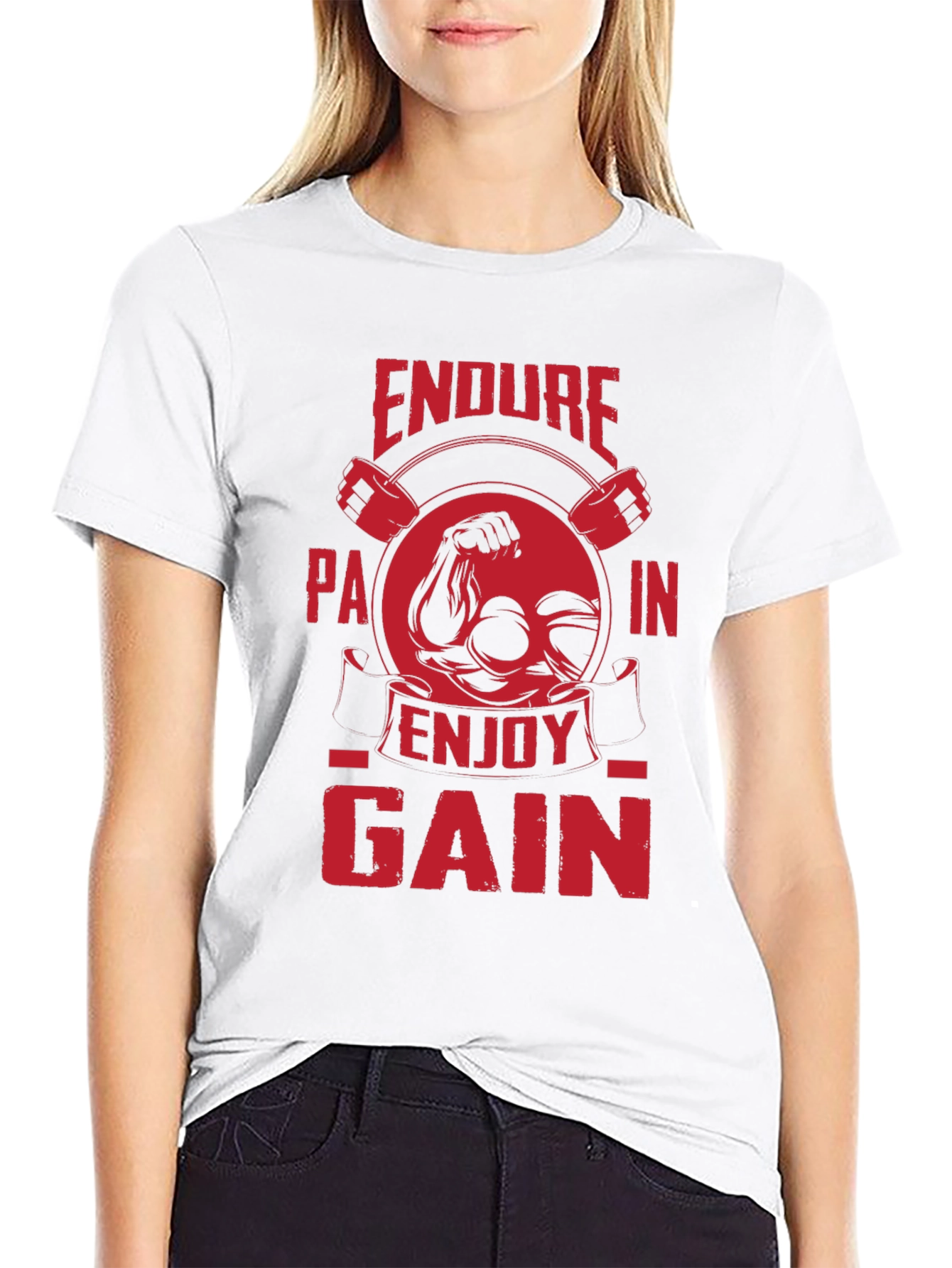 Endure Pain Enjoy Gain Gym T-Shirt
