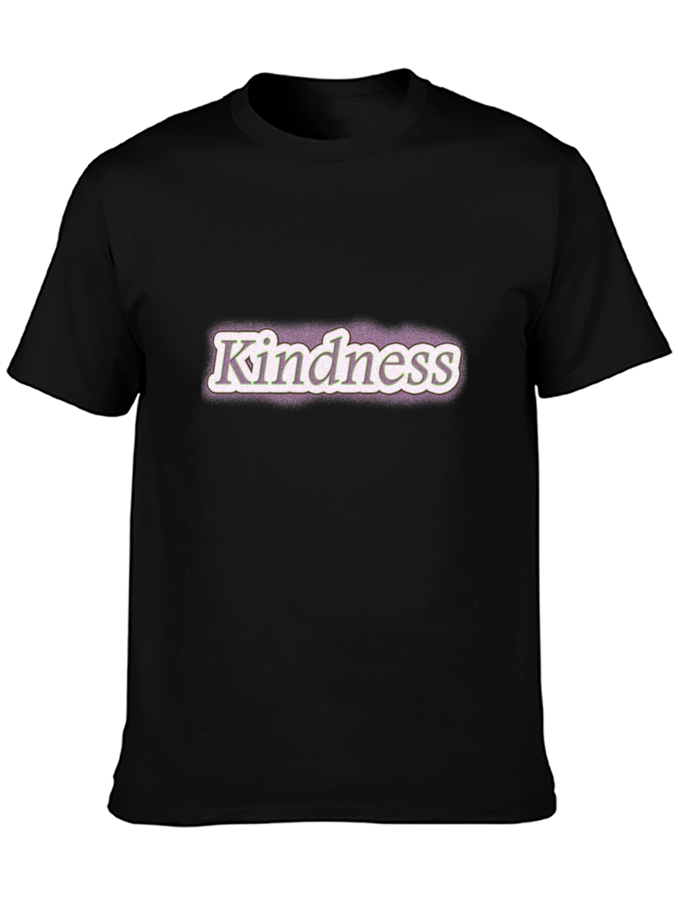 Kindness Graphic T-Shirt - Black Casual Tee