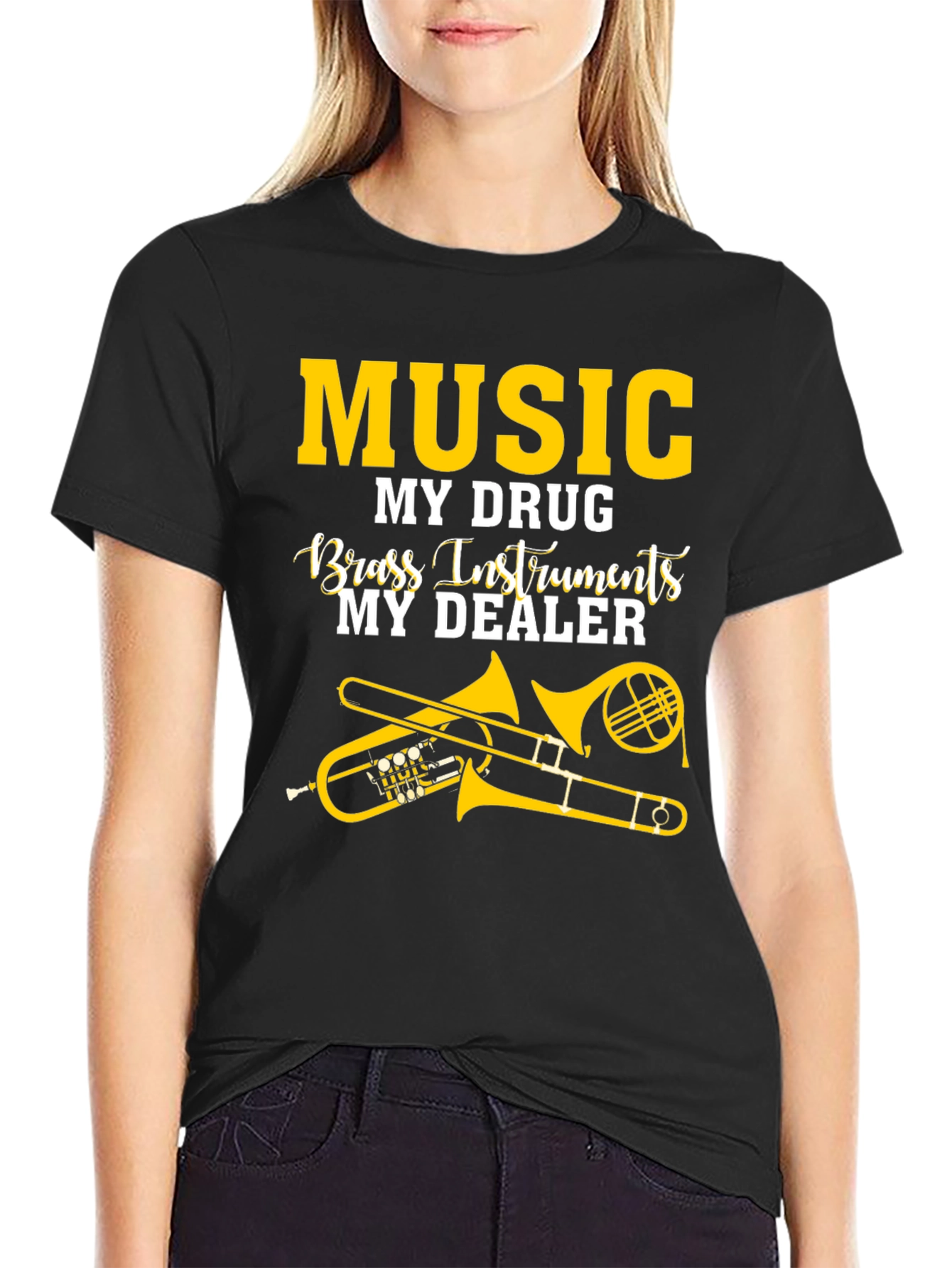 Music My Drug Brass Instruments T-Shirt