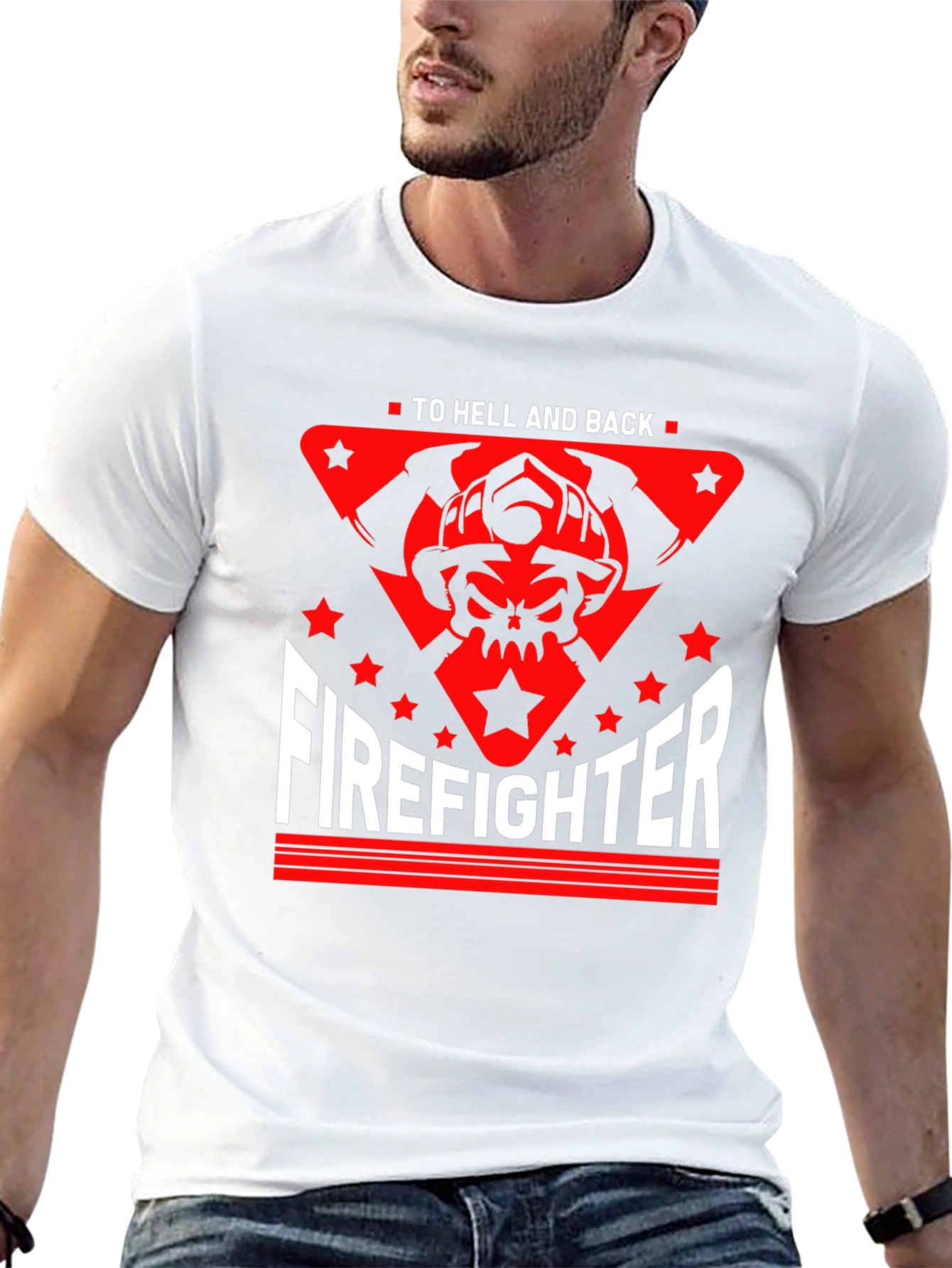 Firefighter To Hell and Back Graphic Tee