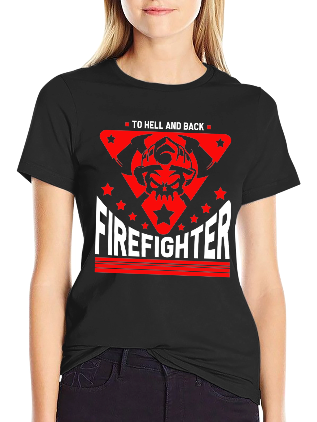 Firefighter To Hell and Back Graphic Tee