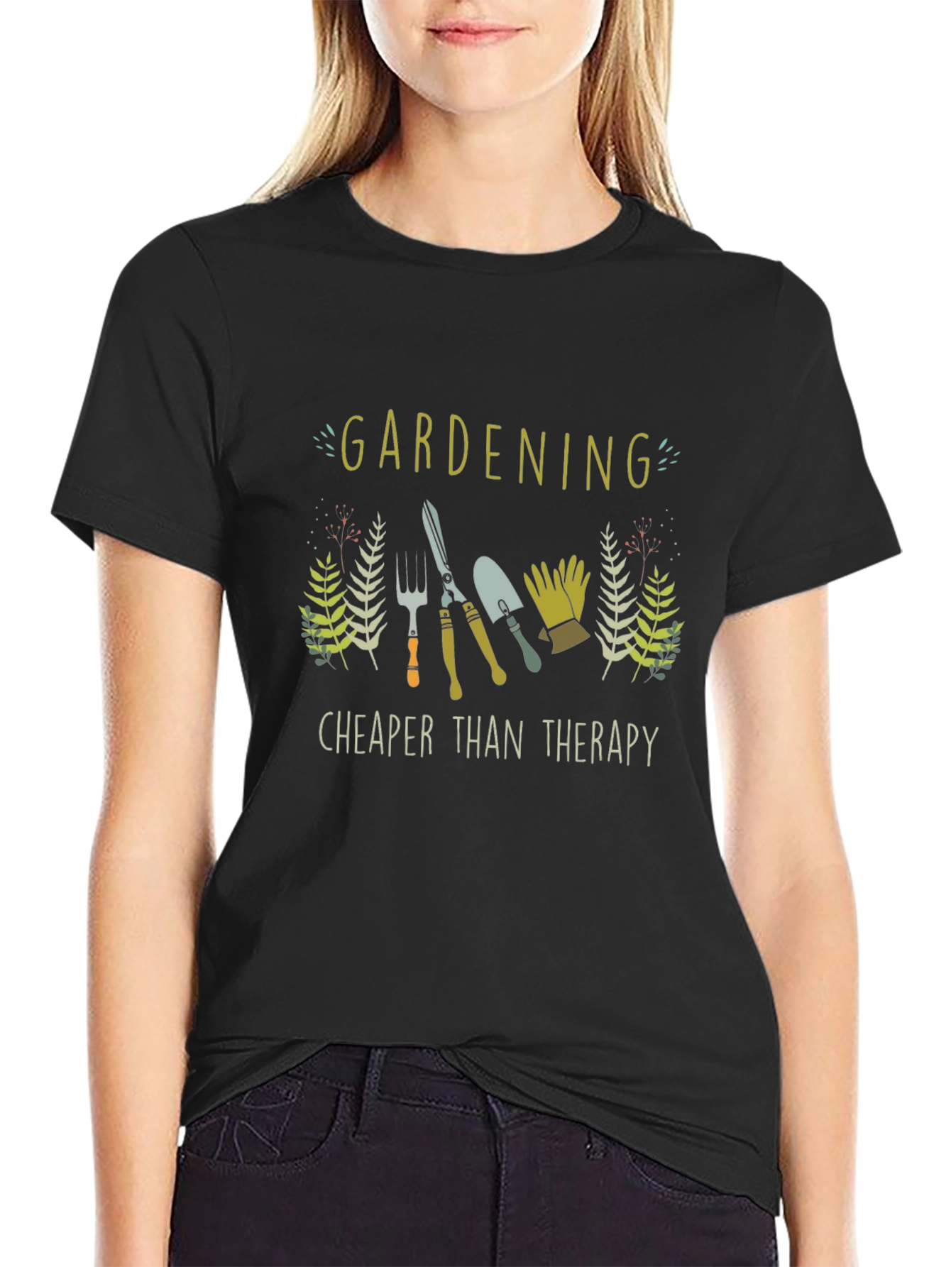 Gardening Cheaper Than Therapy T-Shirt