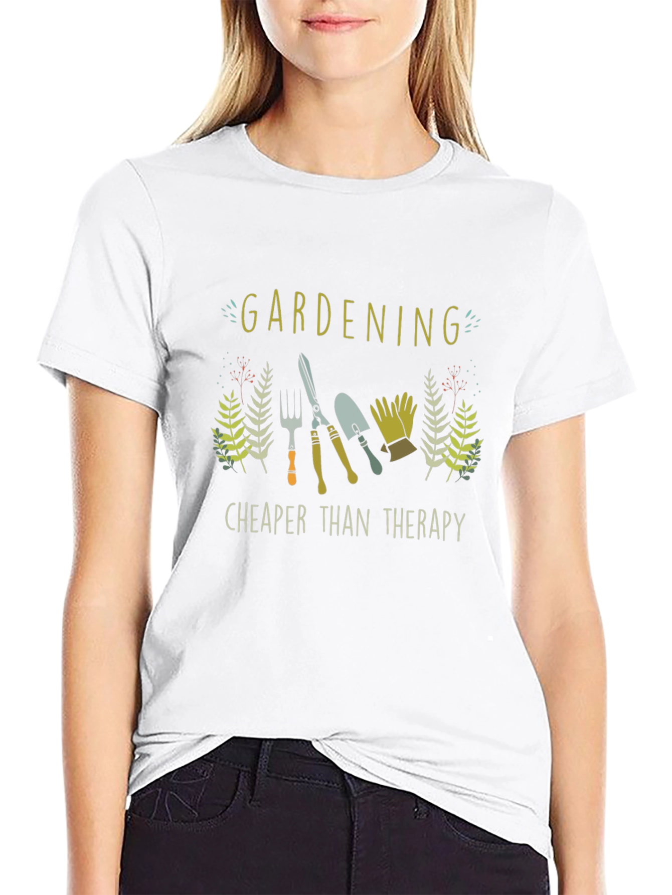 Gardening Cheaper Than Therapy T-Shirt