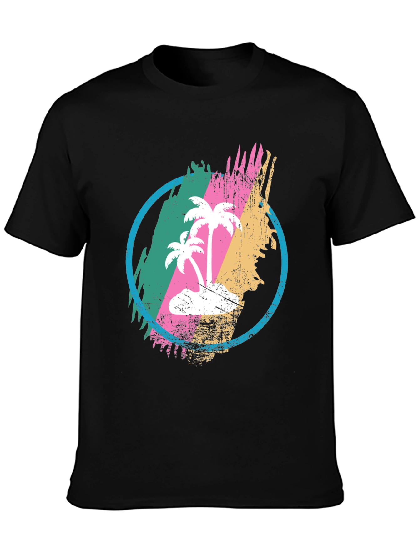 Retro Palm Tee - Beach Vibes Shirt