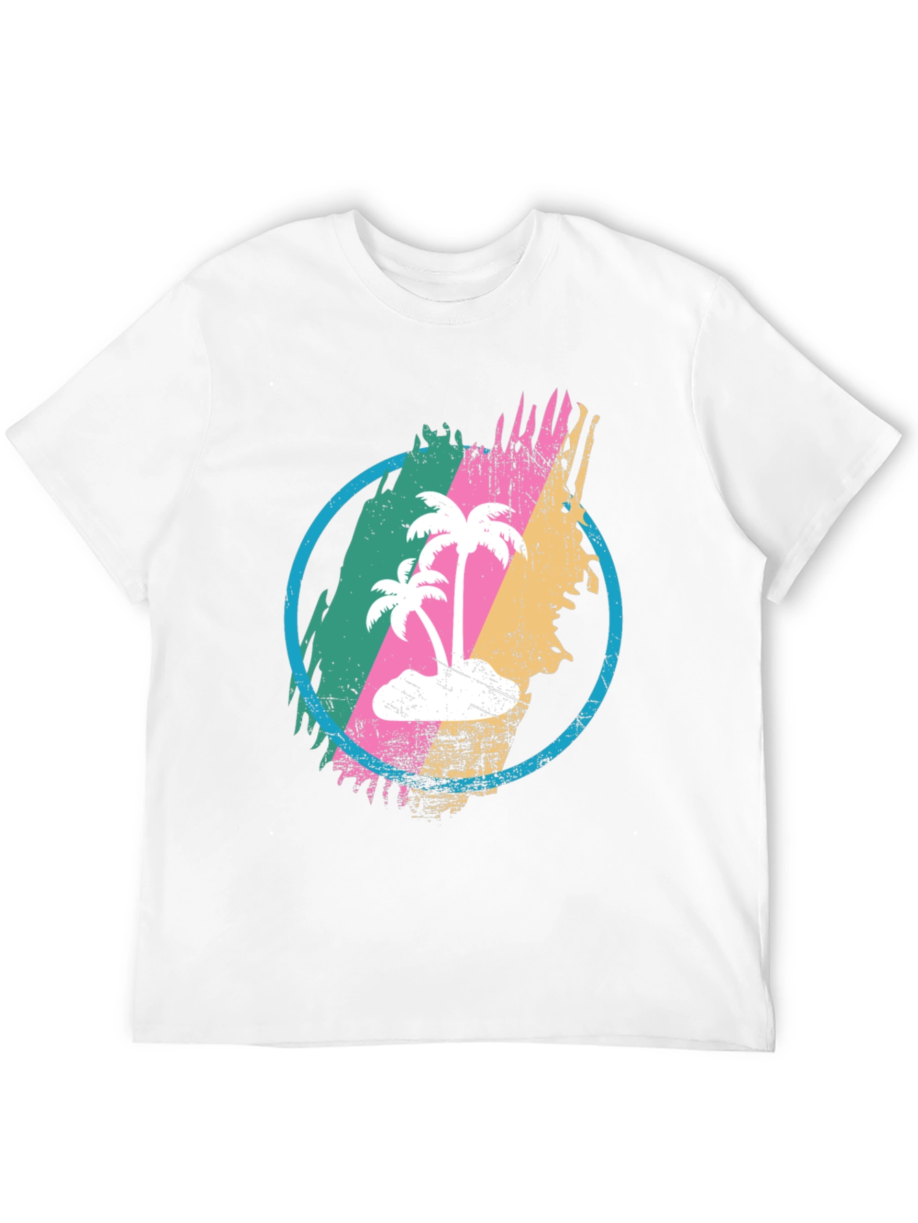 Retro Palm Tee - Beach Vibes Shirt