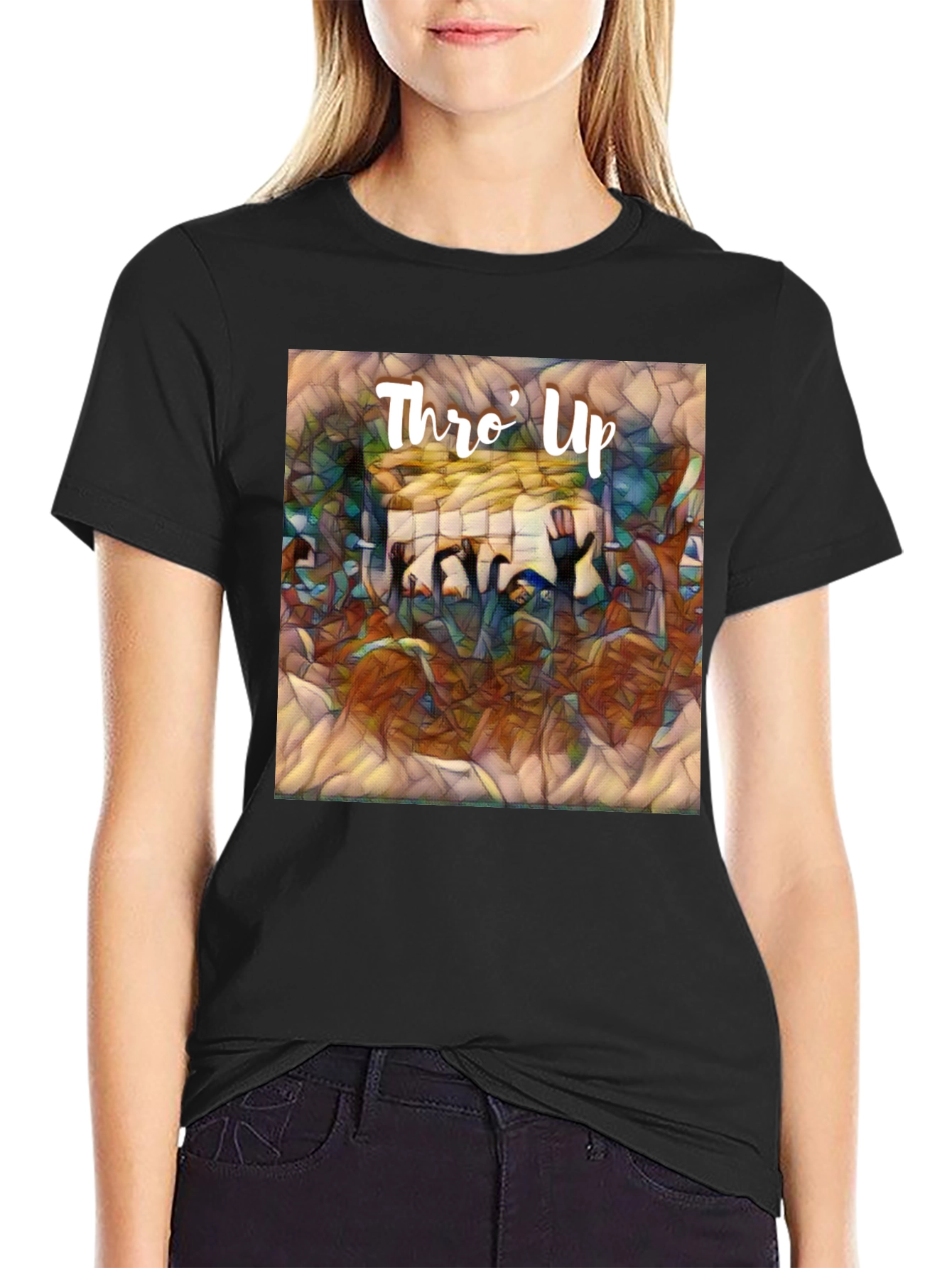Thro Up Graphic Tee - Edgy Streetwear