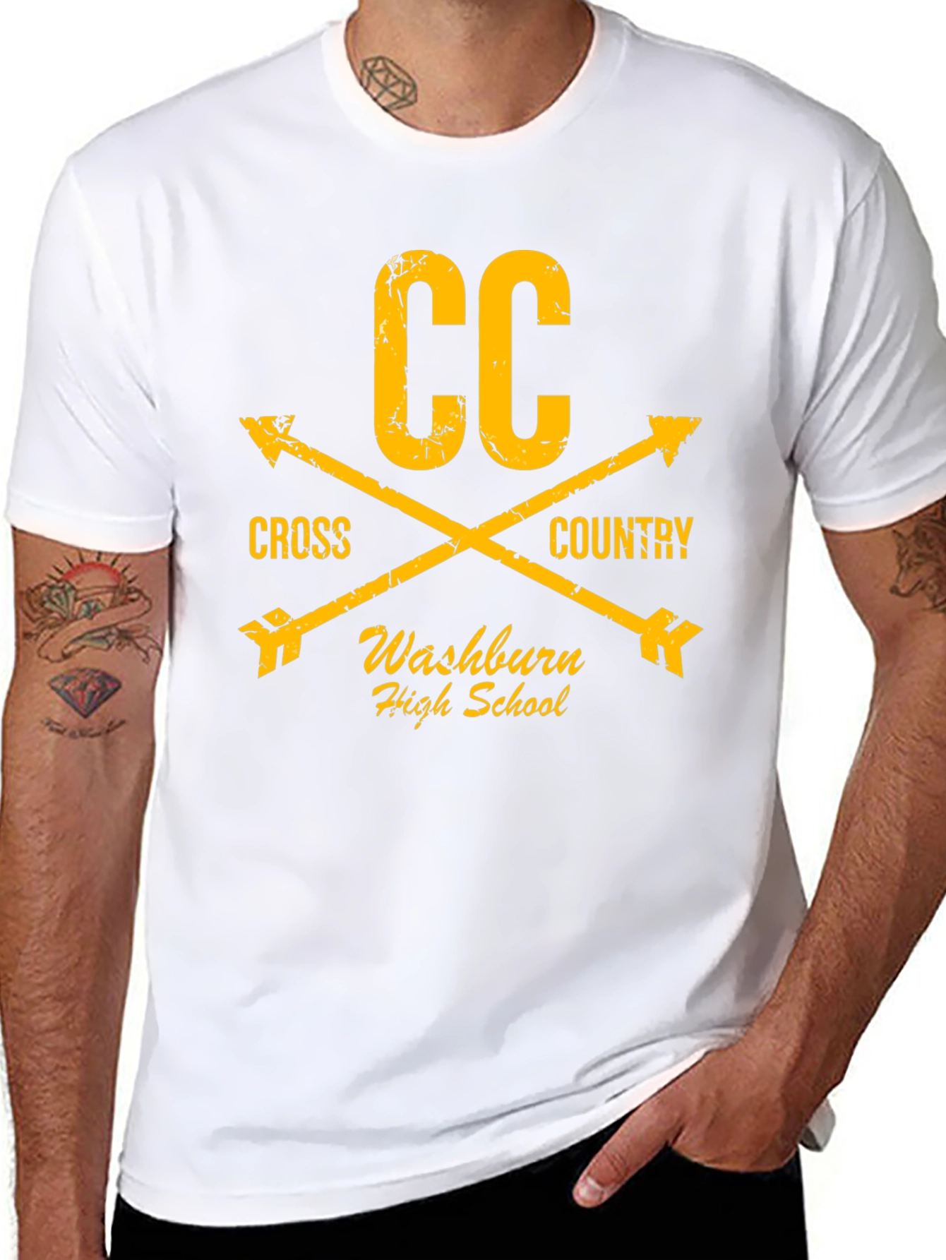 Cross Country Washburn High School Graphic Tee