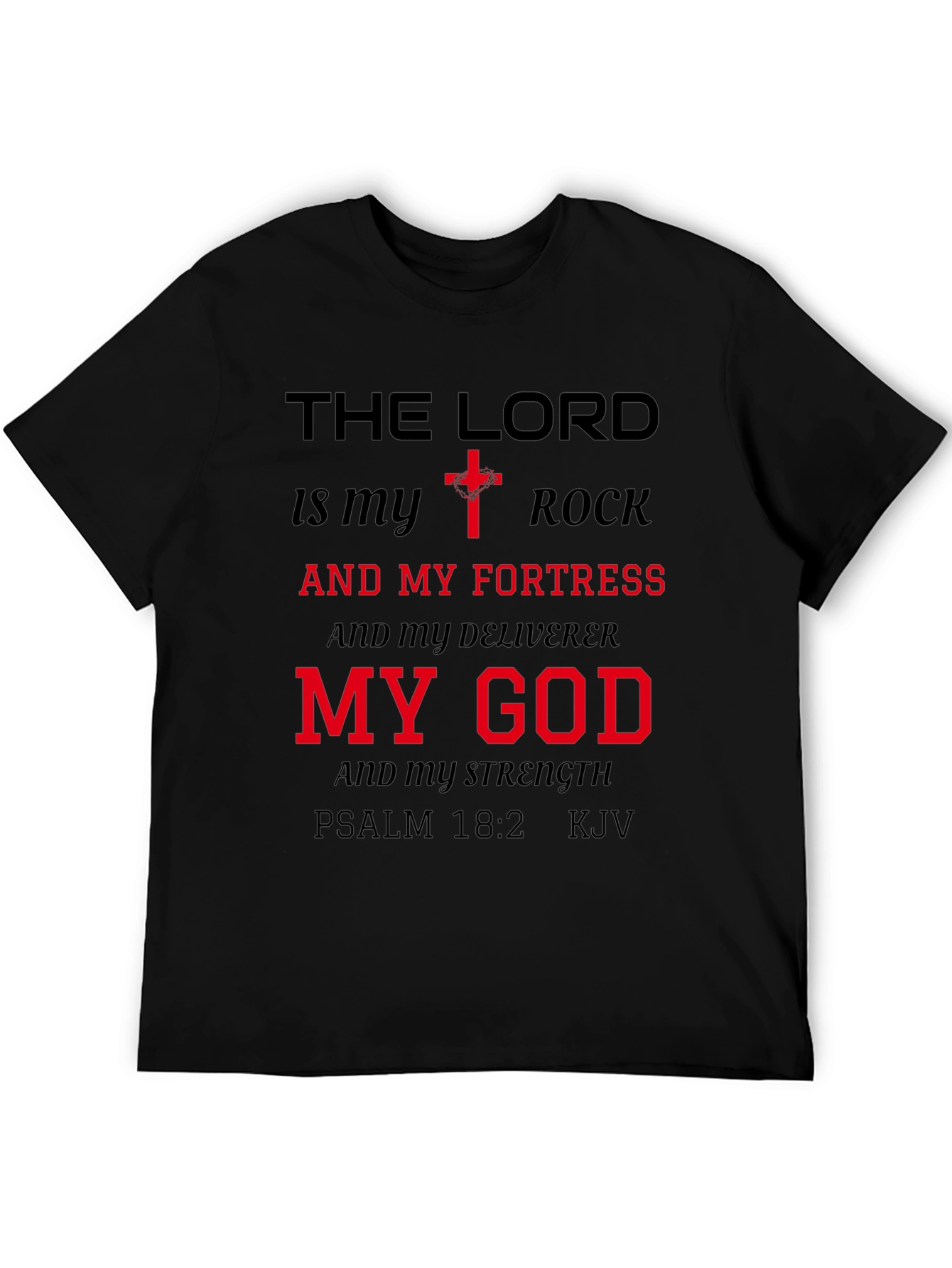 The Lord is My Rock Graphic T-Shirt