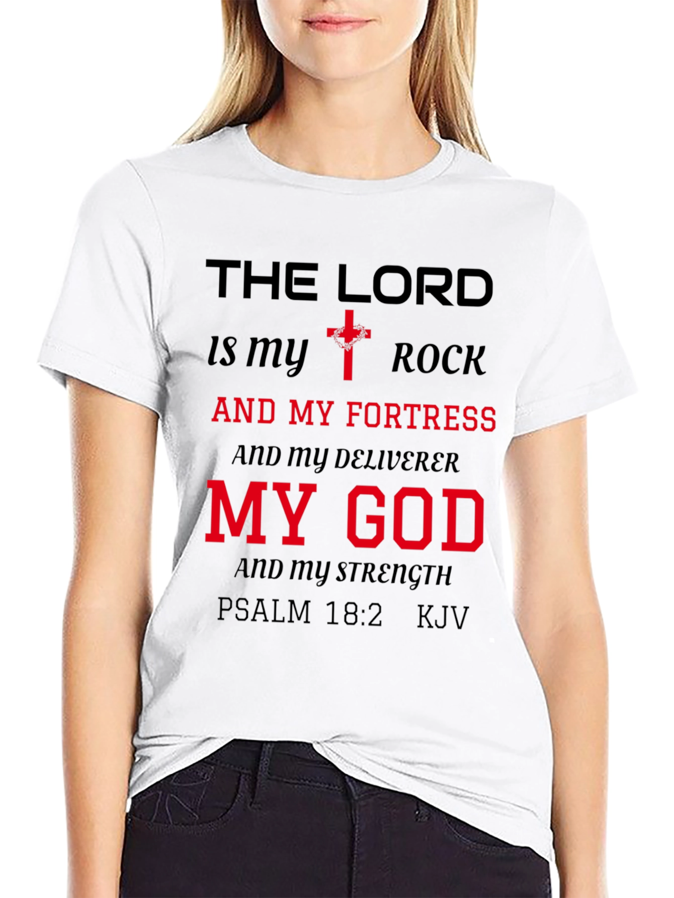 The Lord is My Rock Graphic T-Shirt
