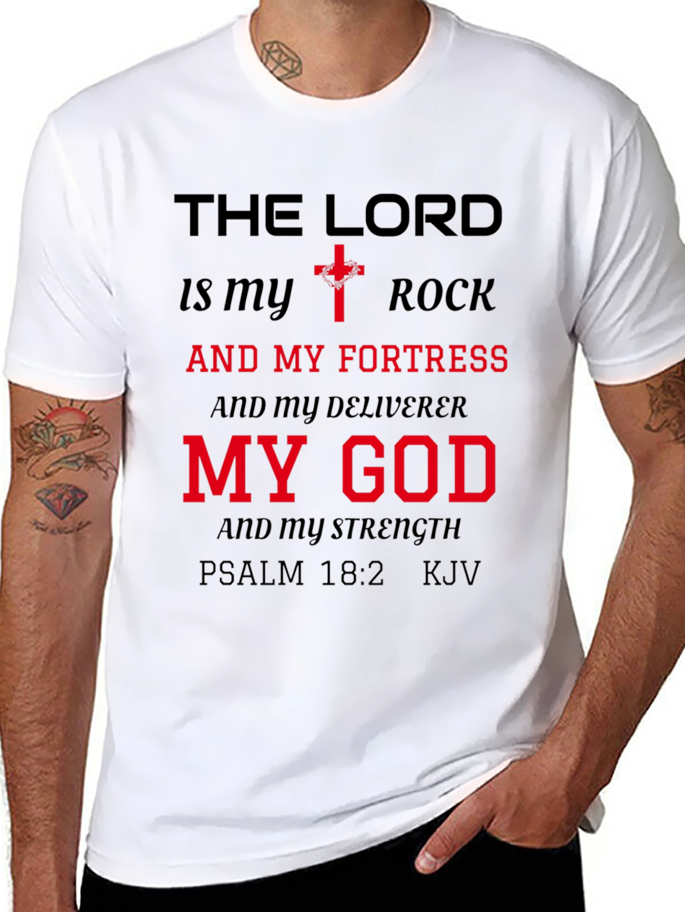 The Lord is My Rock Graphic T-Shirt