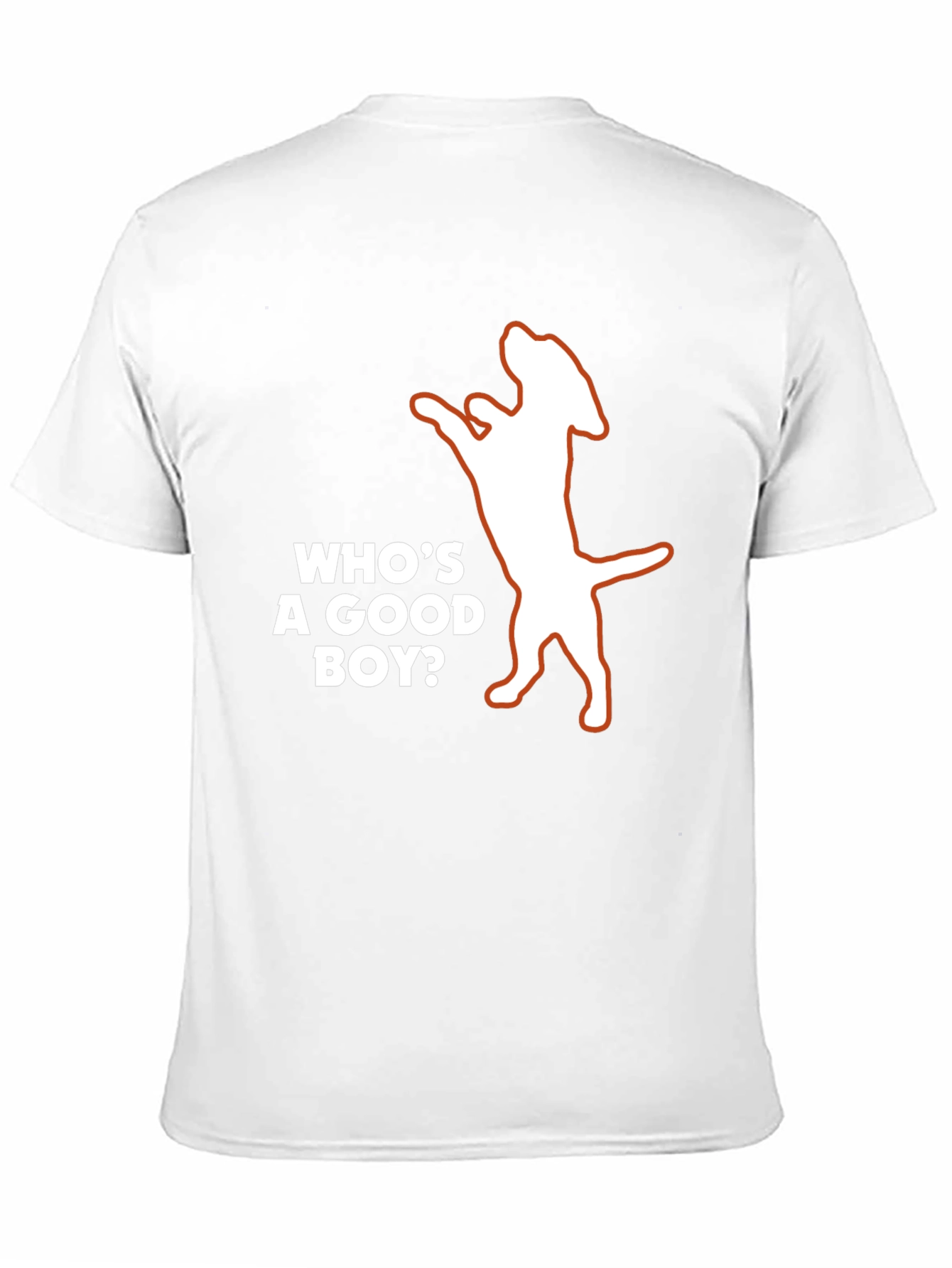 Whos a Good Boy? Dog Graphic T-Shirt - Black
