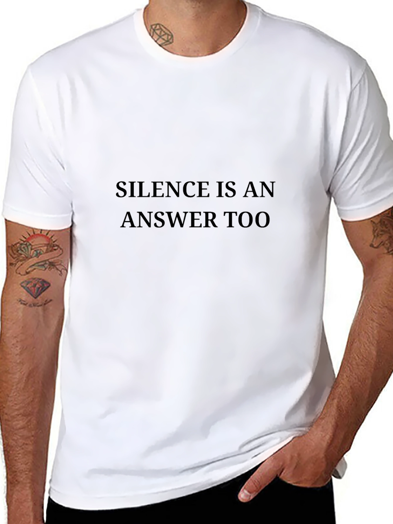 Silence is An Answer Too Graphic Tee