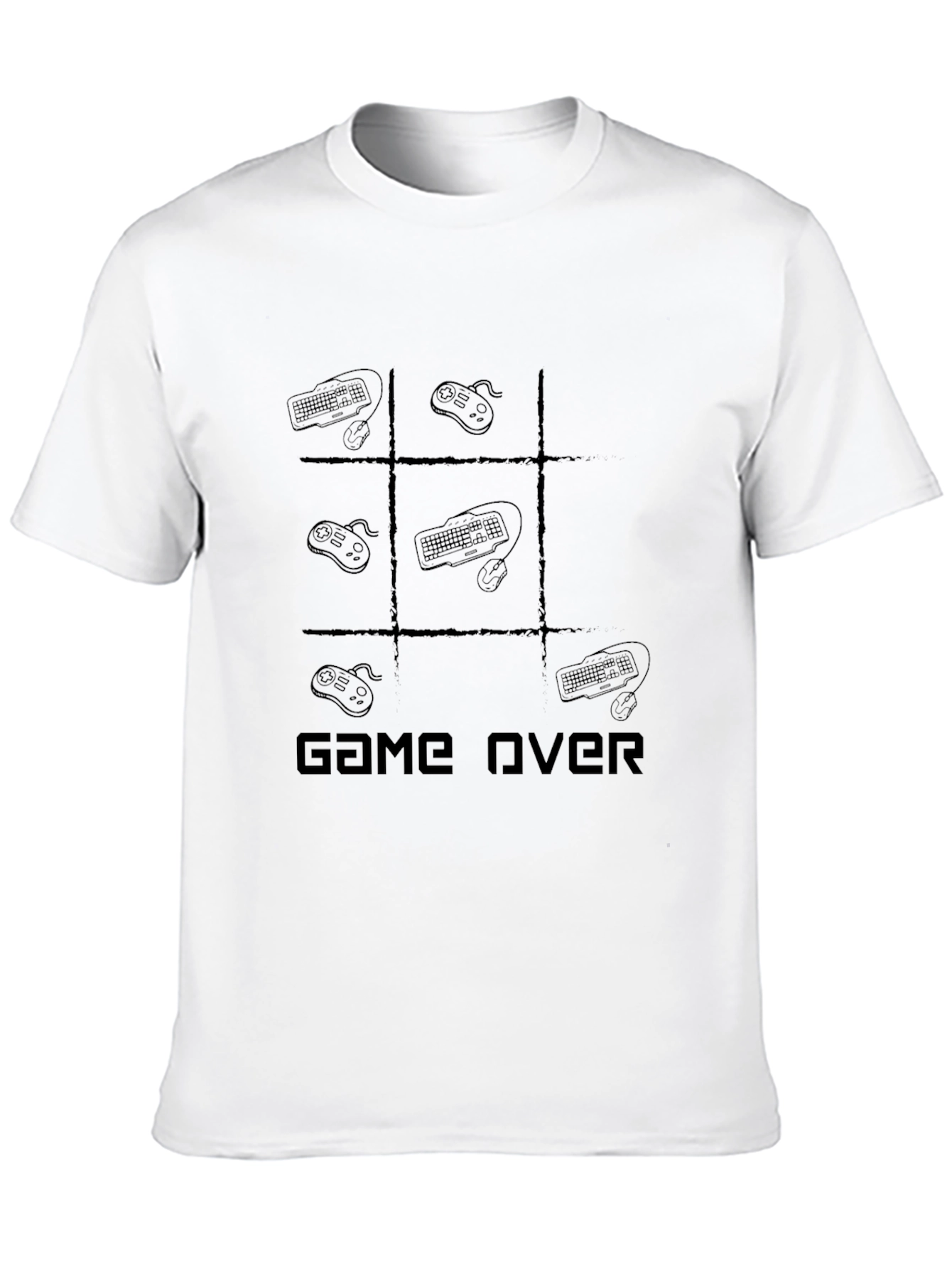 Game Over Tic-Tac-Toe Gamer T-Shirt