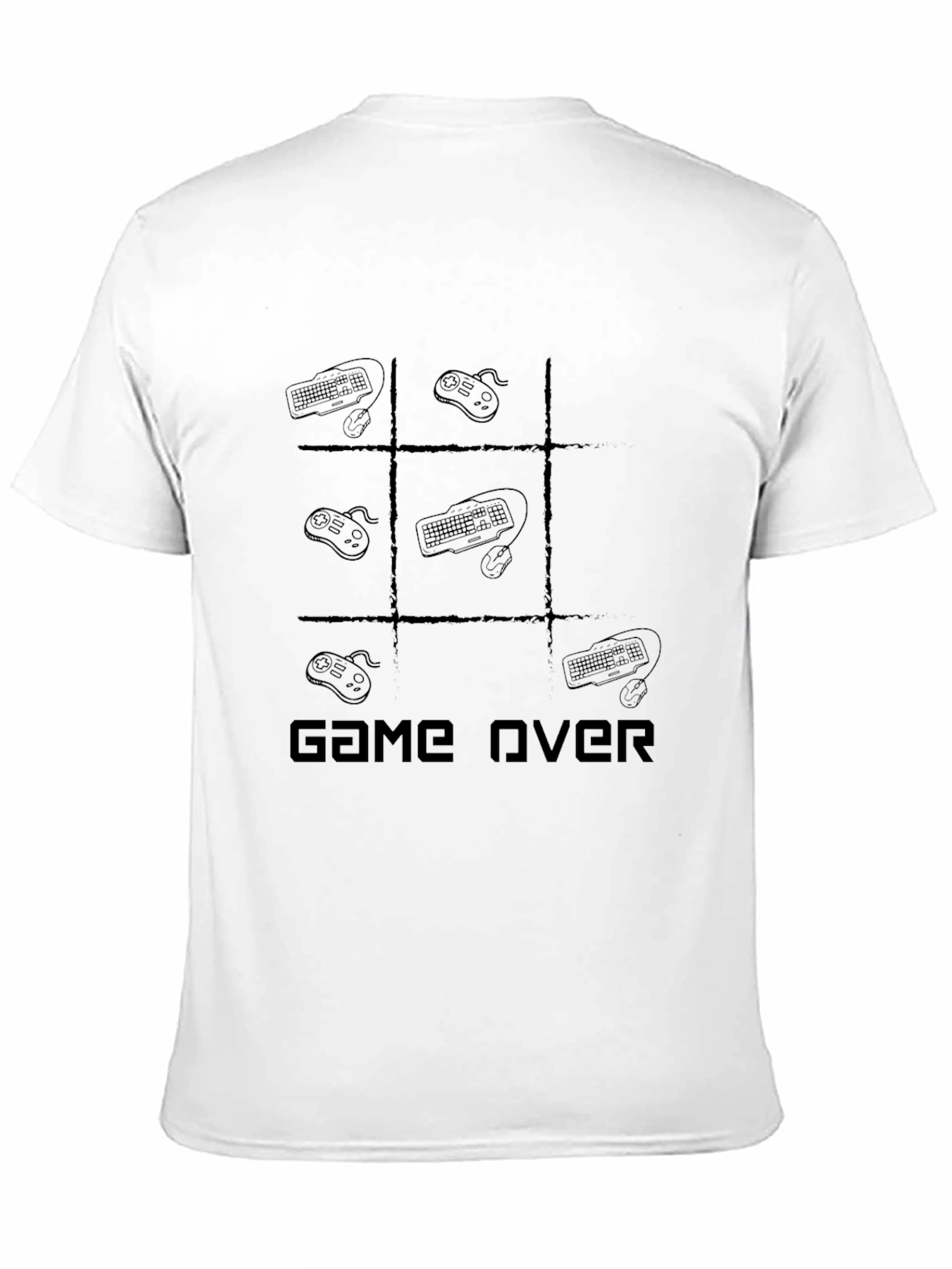 Game Over Tic-Tac-Toe Gamer T-Shirt