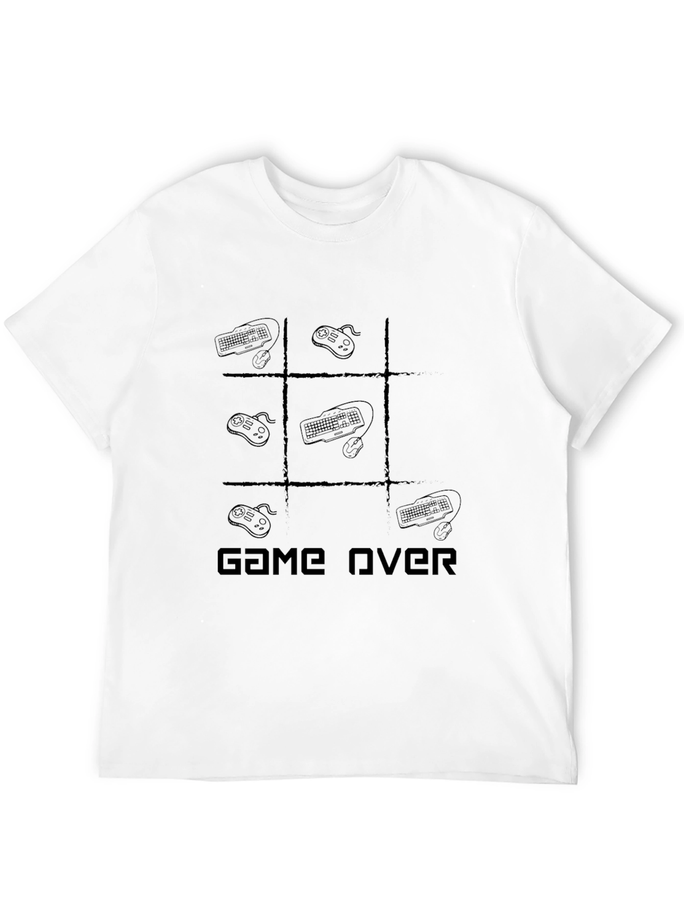 Game Over Tic-Tac-Toe Gamer T-Shirt