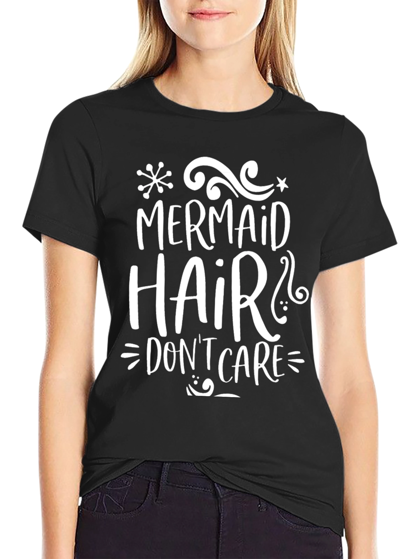 Mermaid Hair Dont Care Graphic Tee