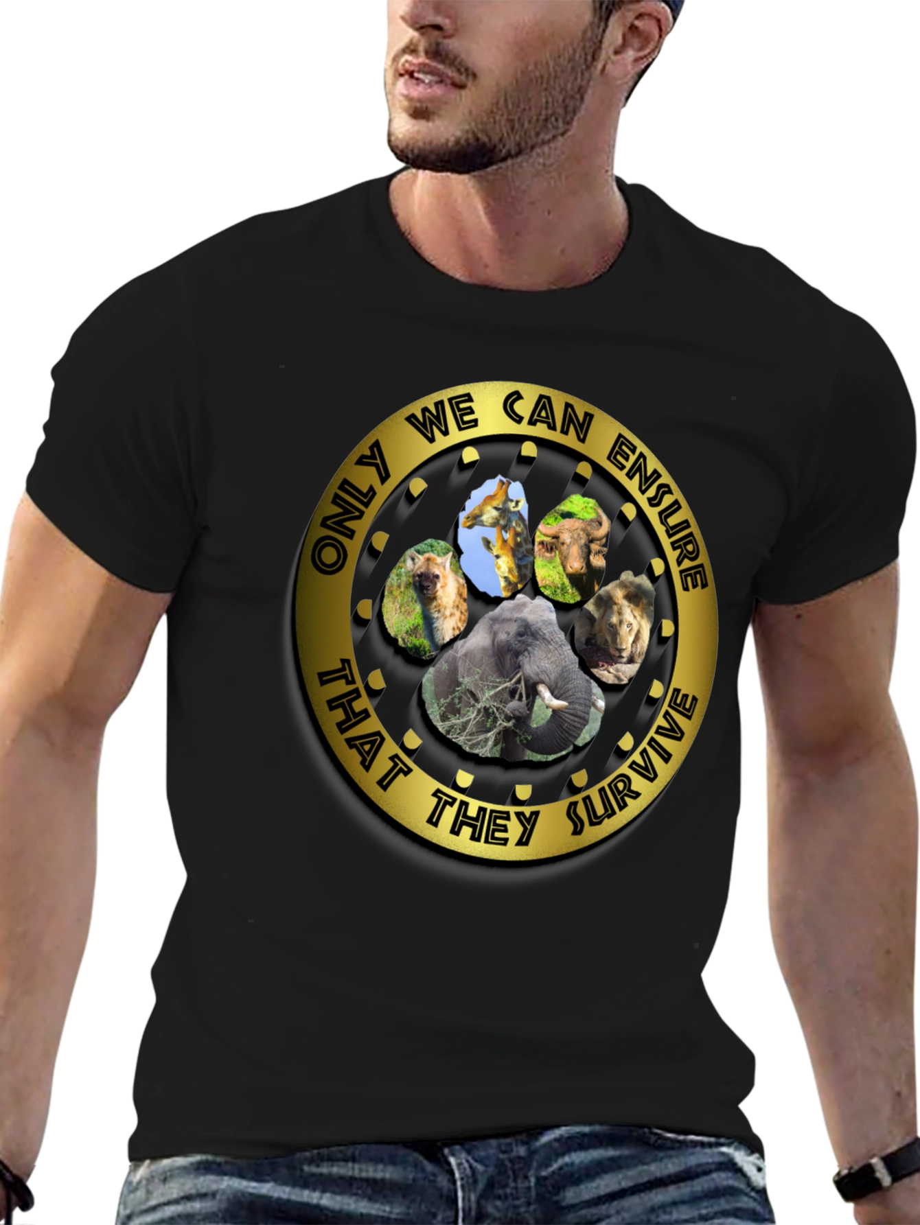 Wildlife Conservation Graphic T-Shirt