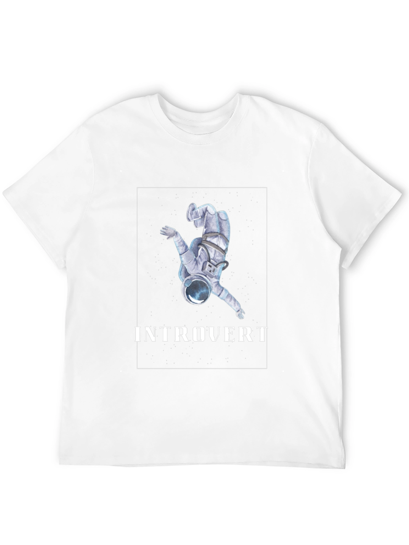 Introvert Astronaut Graphic T-Shirt