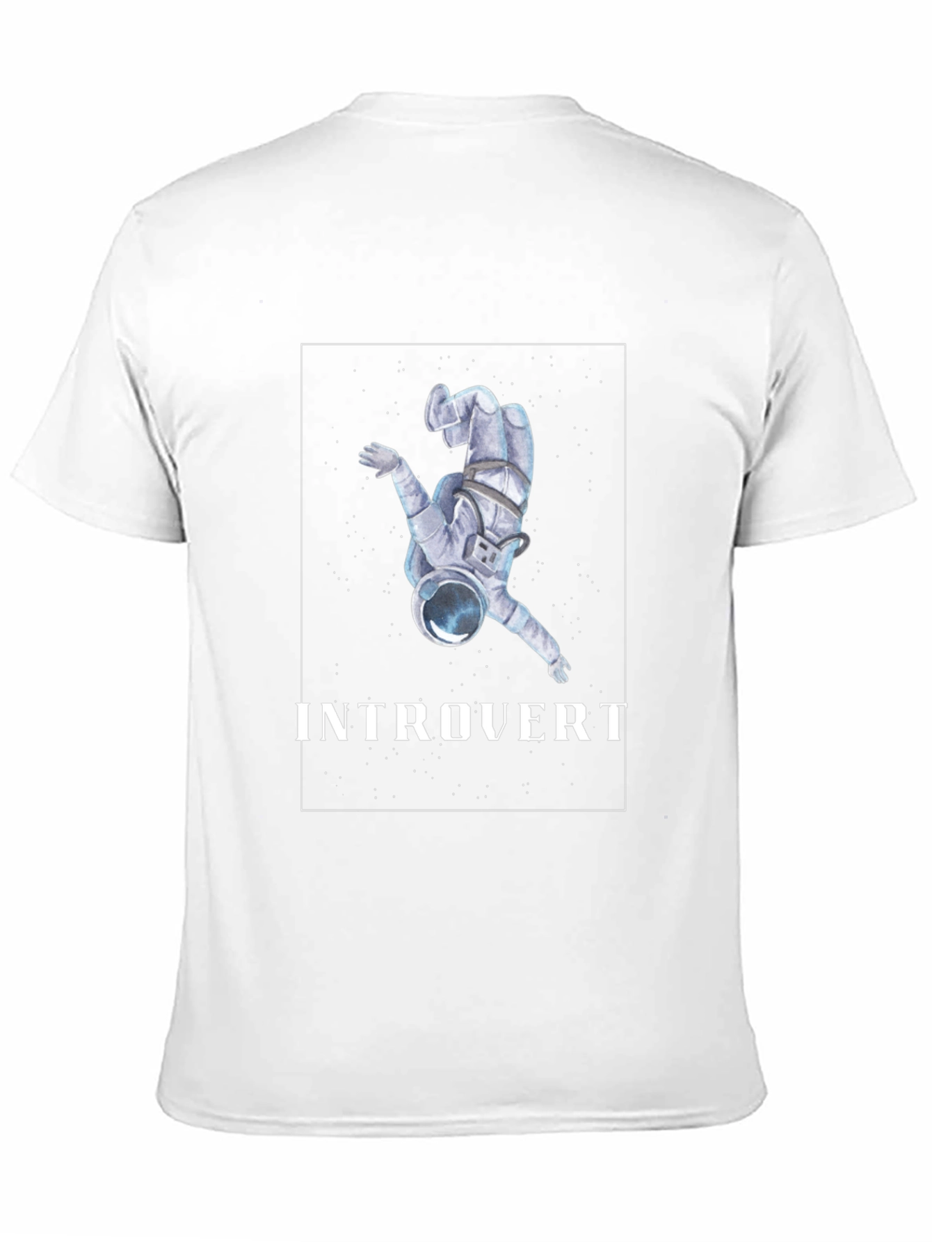 Introvert Astronaut Graphic T-Shirt