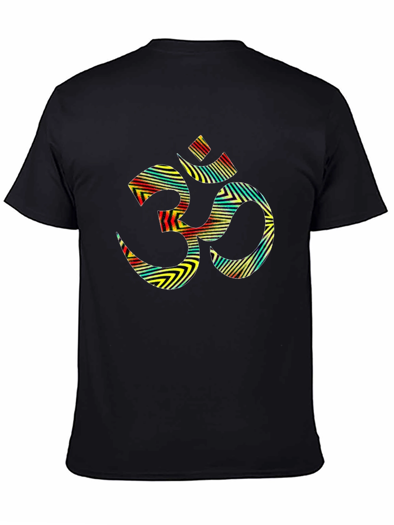 Om Symbol Graphic Tee - Stylish Black T-Shirt