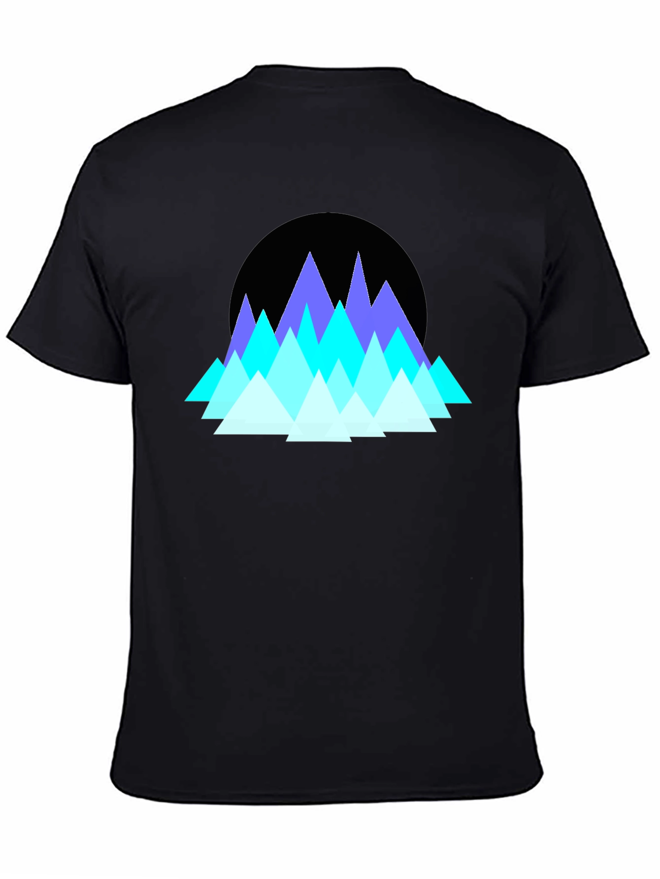 Geometric Mountain Peak T-Shirt