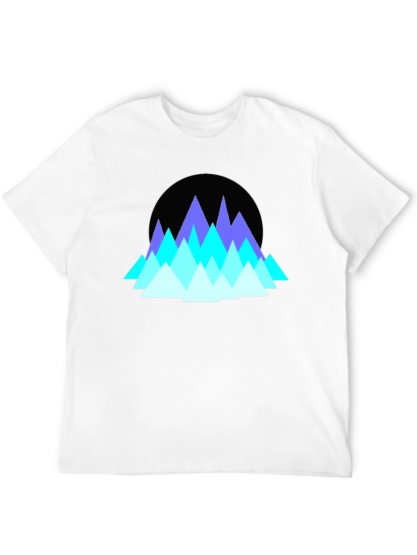 Geometric Mountain Peak T-Shirt