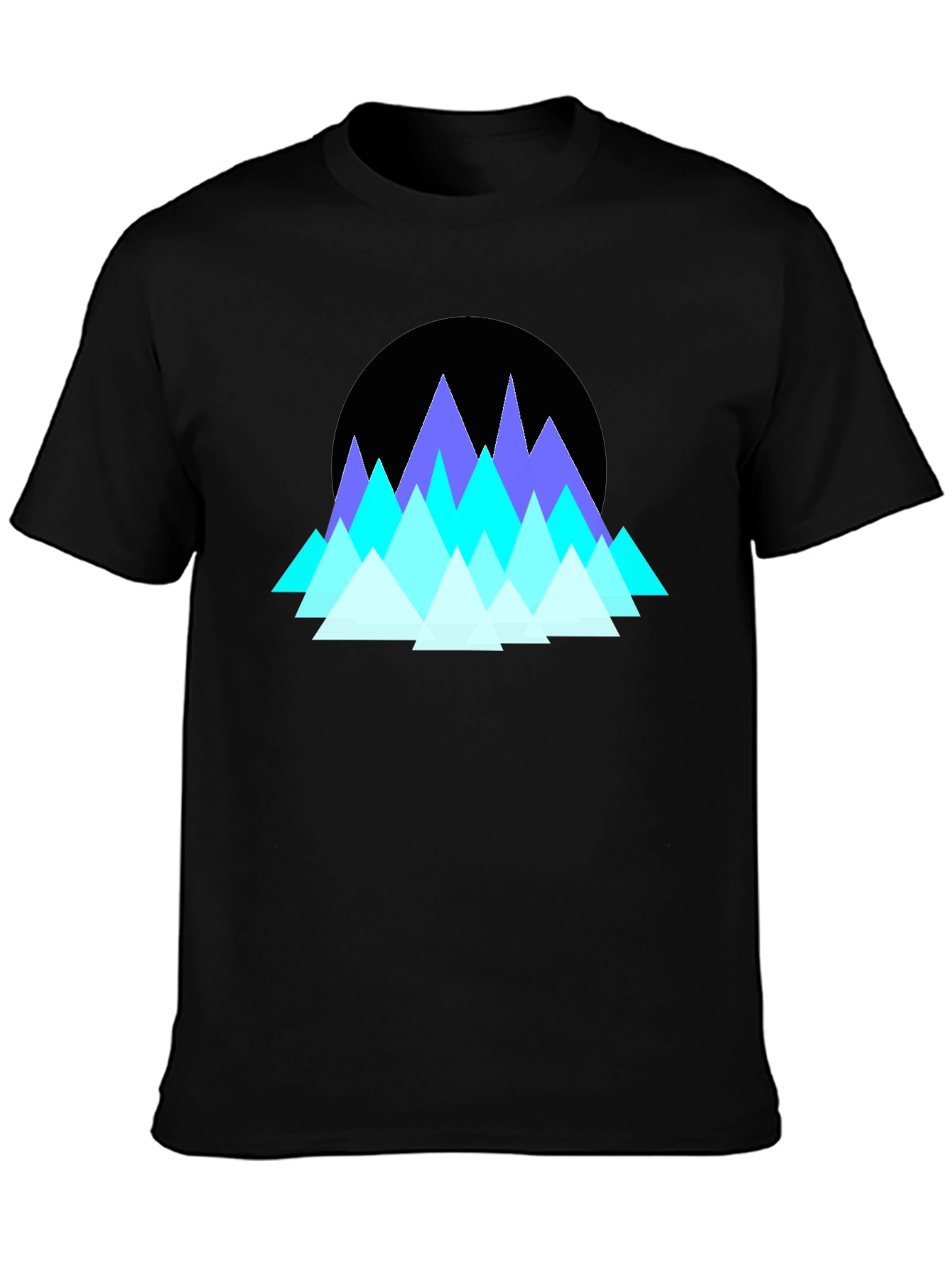 Geometric Mountain Peak T-Shirt