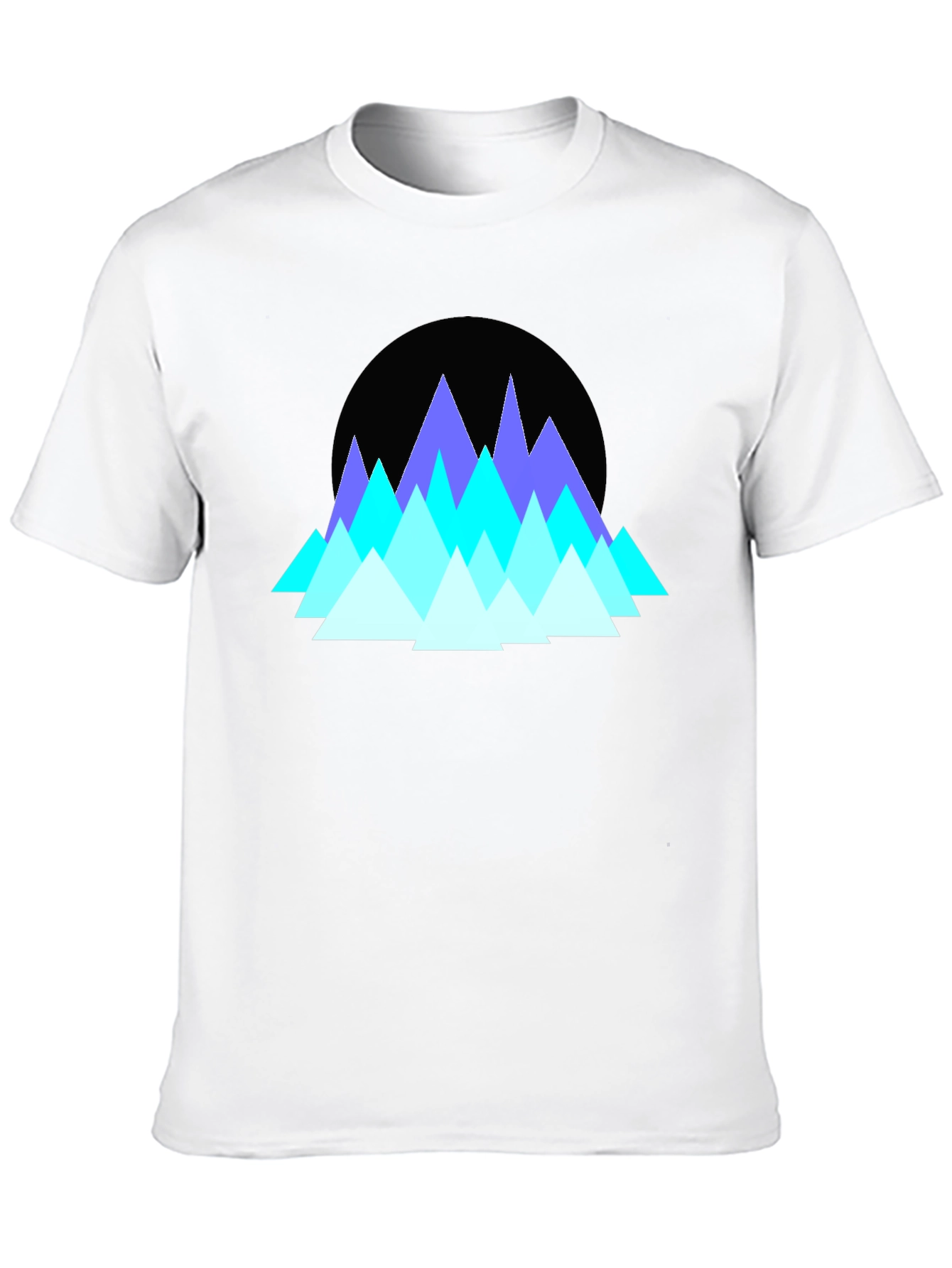 Geometric Mountain Peak T-Shirt