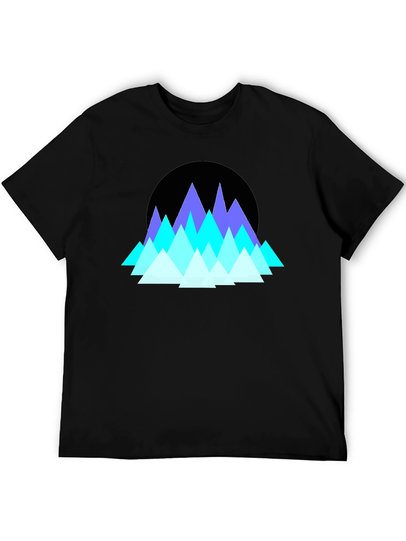 Geometric Mountain Peak T-Shirt