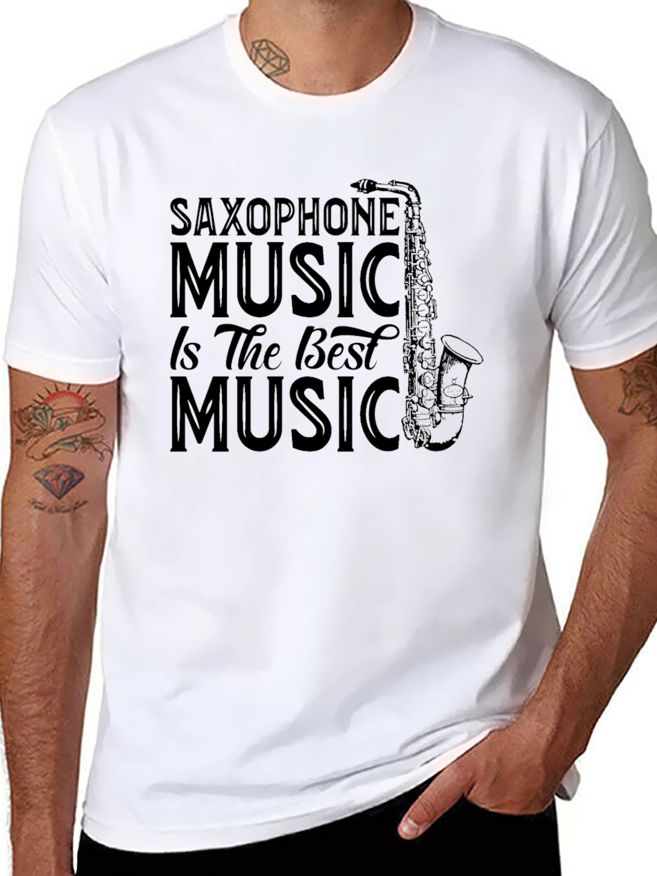 Saxophone Music T-Shirt - Best Music Tee