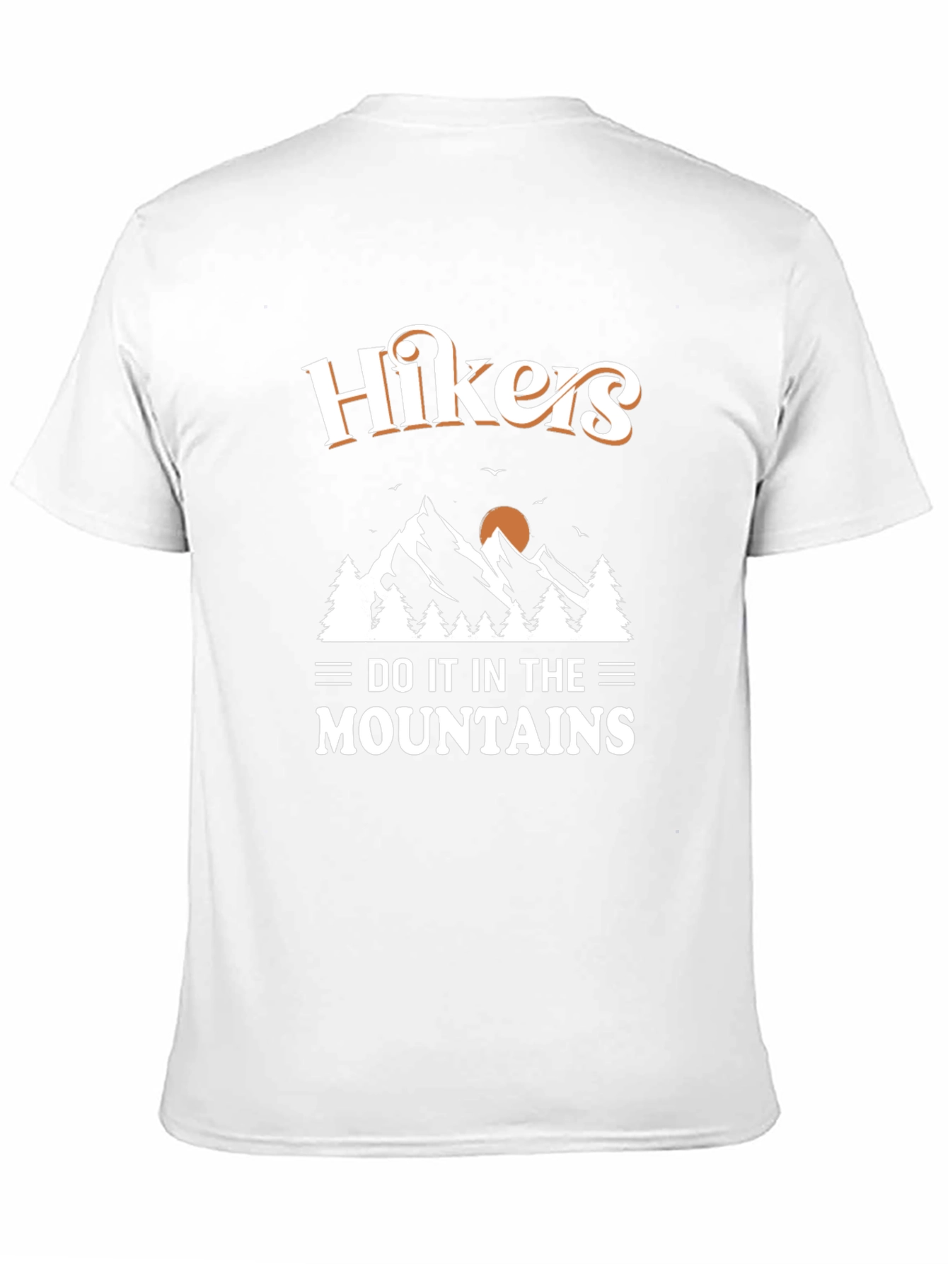 Hikers Do It In The Mountains Black T-Shirt