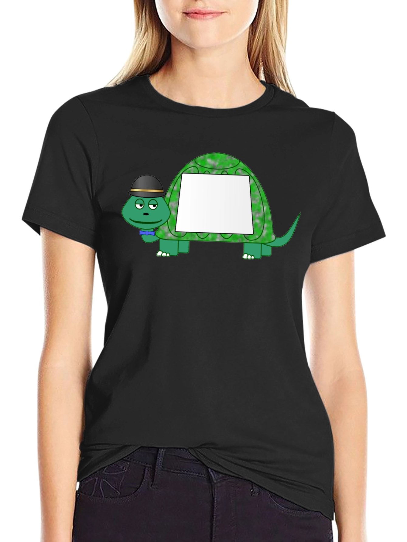 Turtle with Hat Graphic T-Shirt